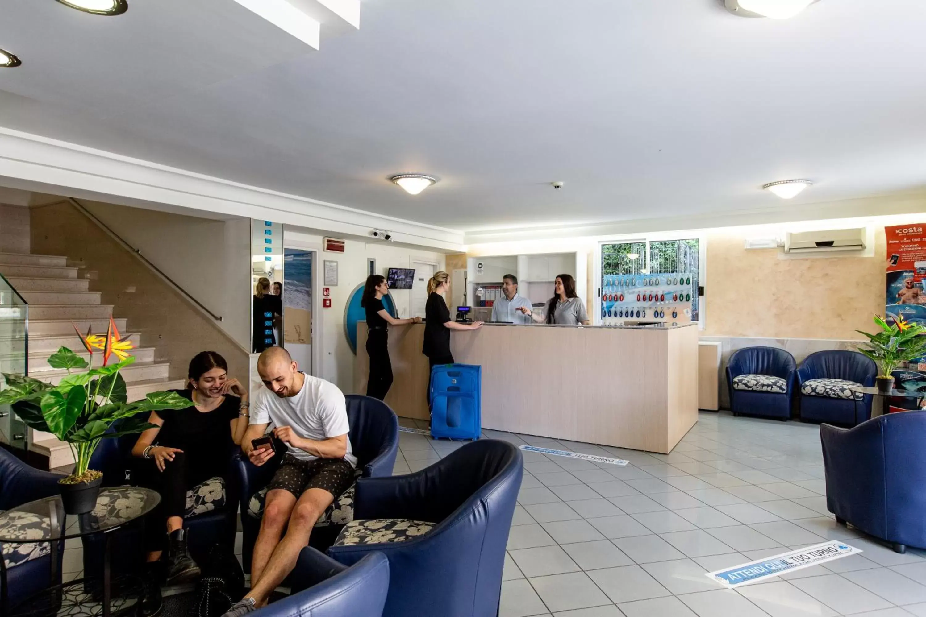 Lobby or reception in Hotel Christian Ideale Per Famiglie