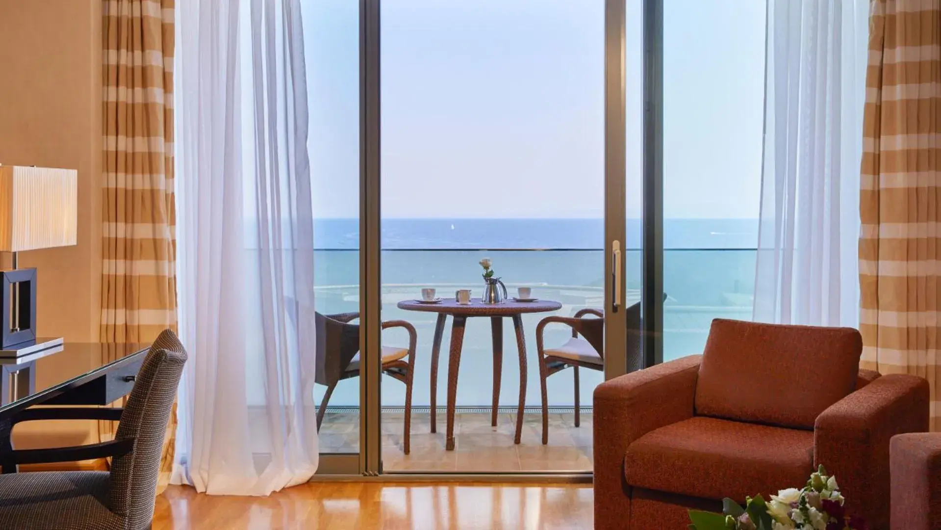 Balcony/Terrace, Sea View in Kempinski Hotel Adriatic Istria Croatia