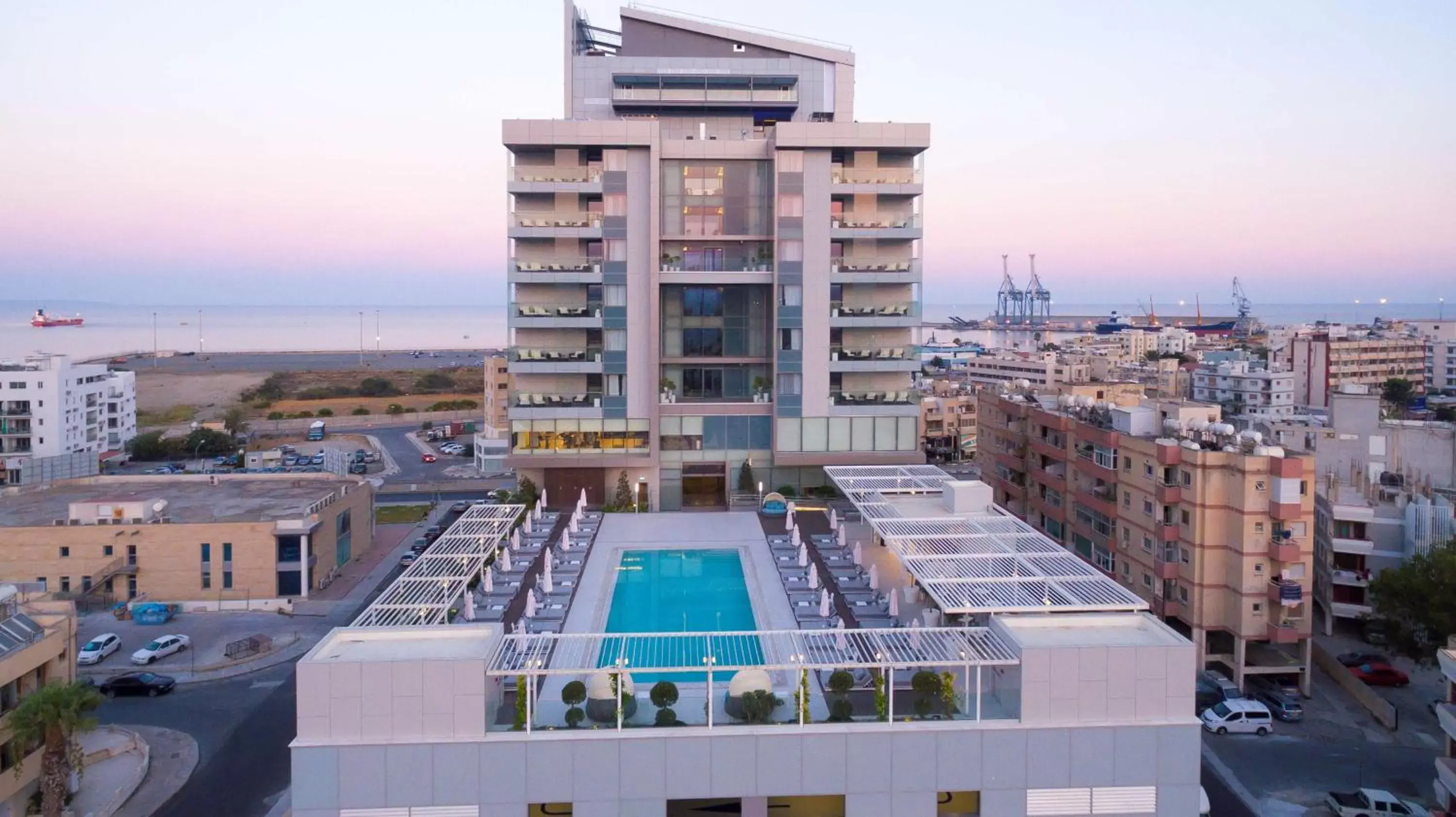 Property building, Pool View in Radisson Blu Hotel, Larnaca