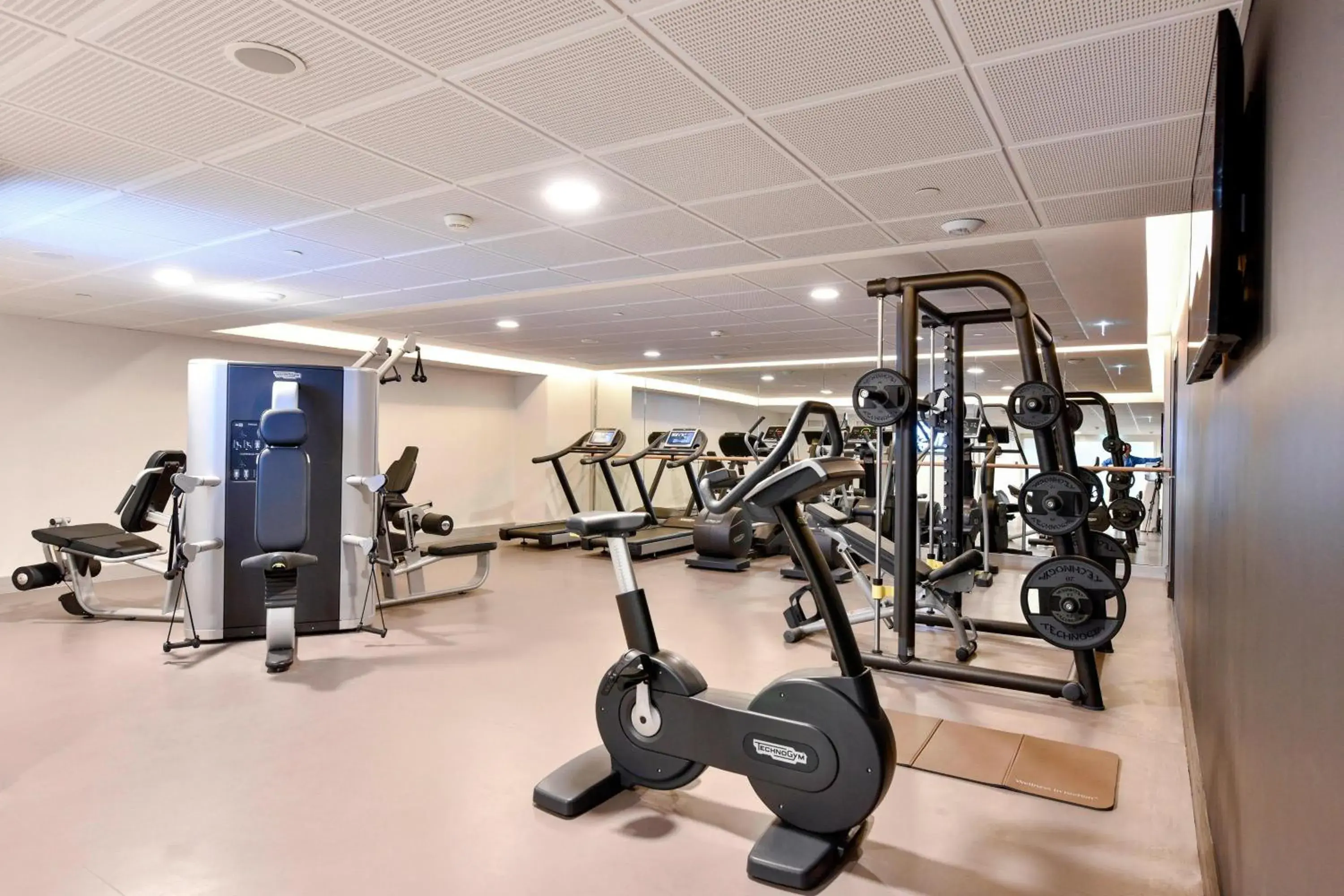 Fitness centre/facilities, Fitness Center/Facilities in Lyon Marriott Hotel Cité Internationale