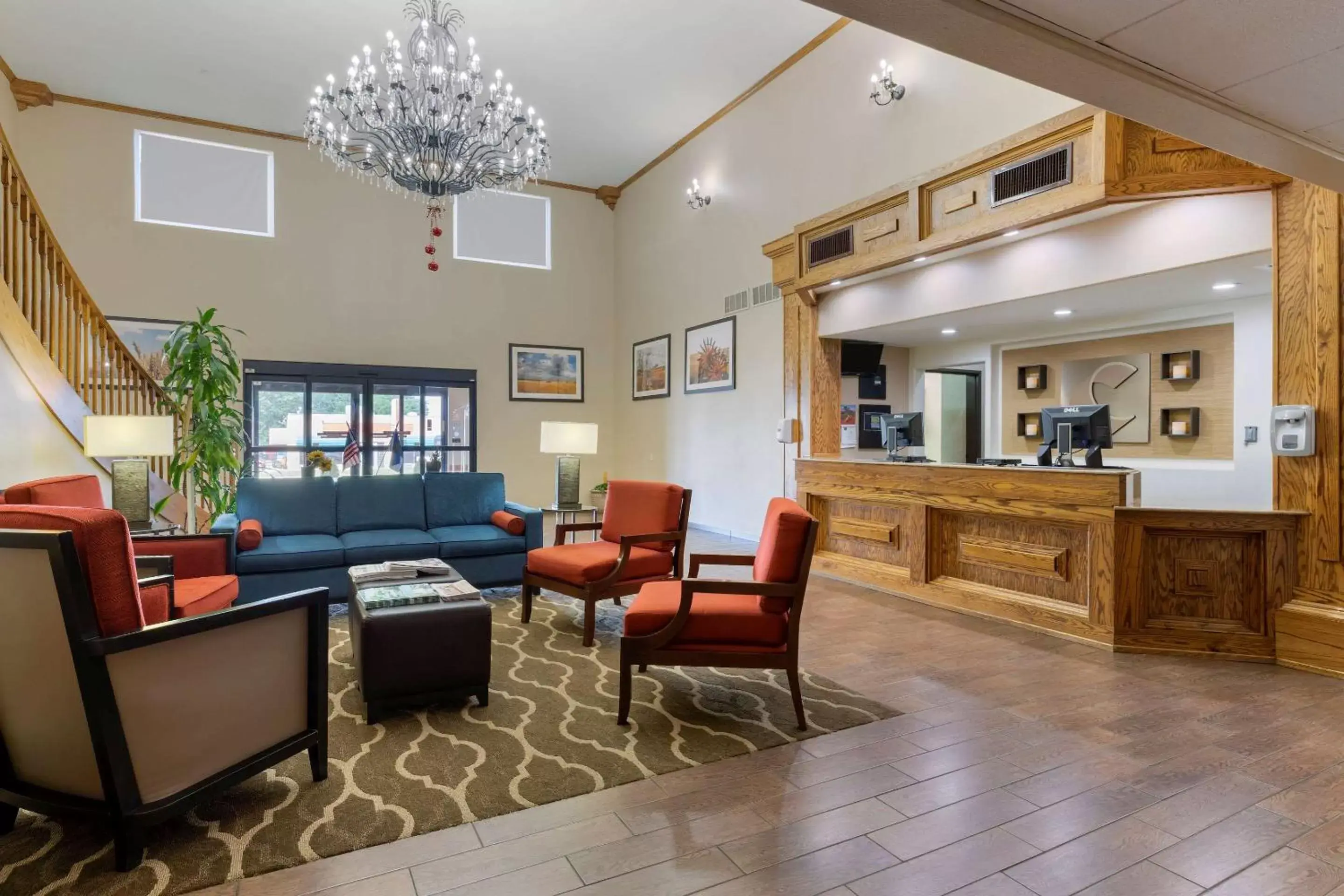 Lobby or reception, Lobby/Reception in Comfort Inn & Suites Ponca City near Marland Mansion