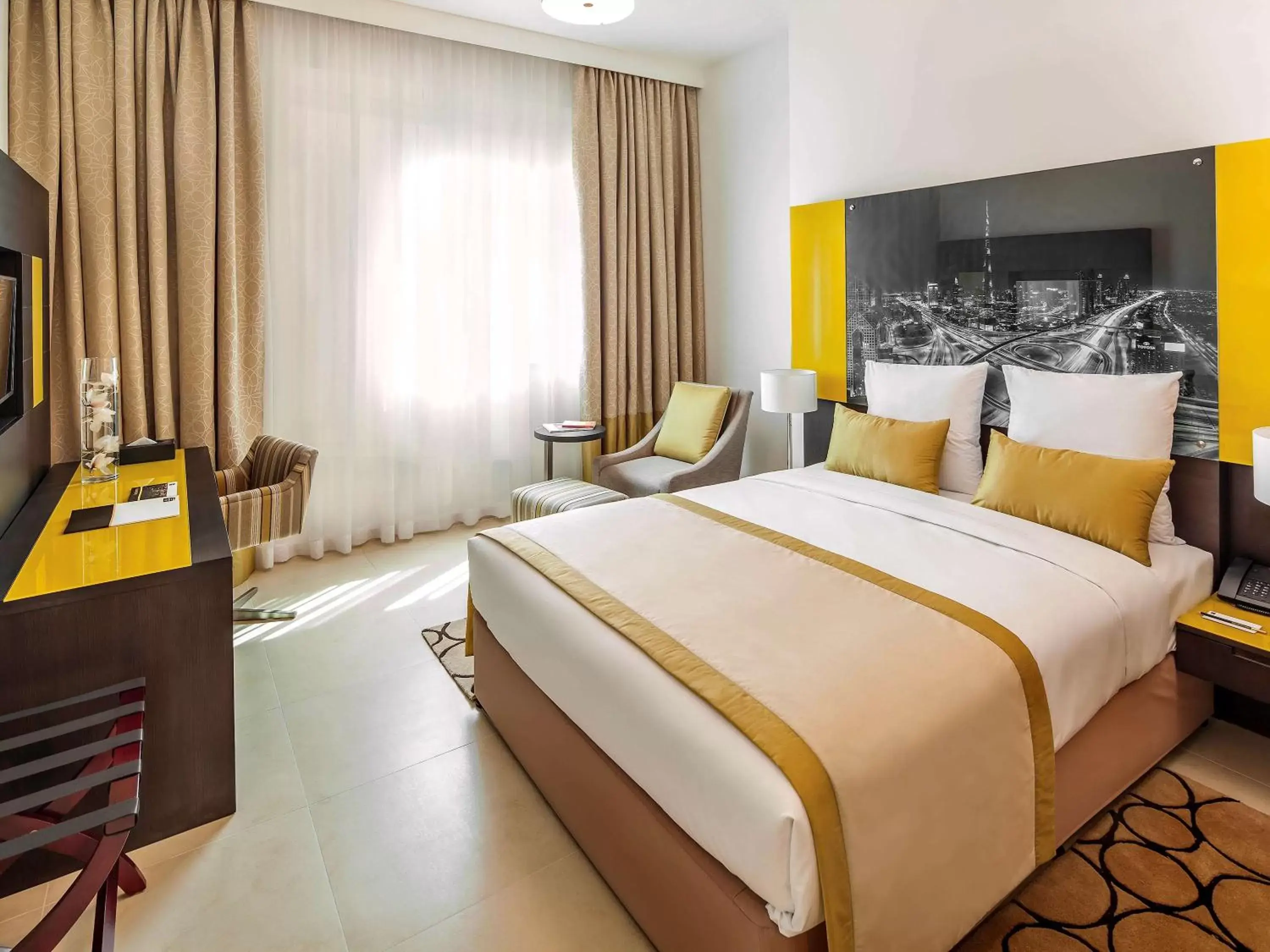 Photo of the whole room, Bed in Adagio Premium Dubai Al Barsha
