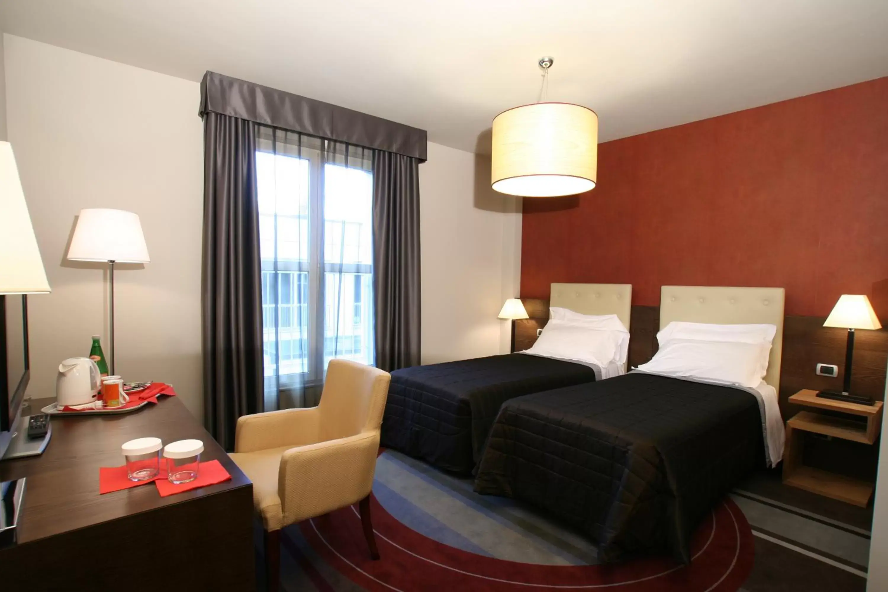 Bedroom, Bed in Admiral Park Hotel