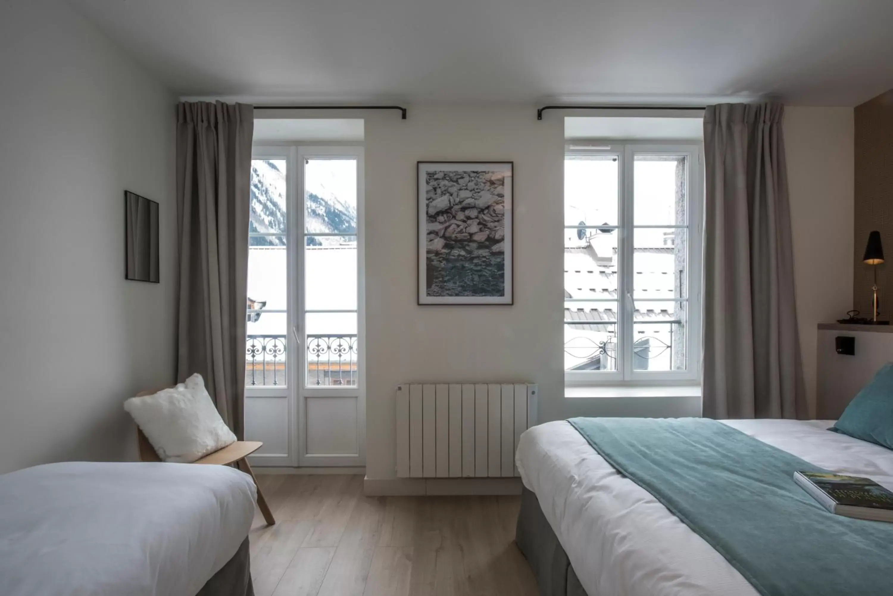 Bedroom, Bed in Le Génépy - Appart'hôtel de Charme