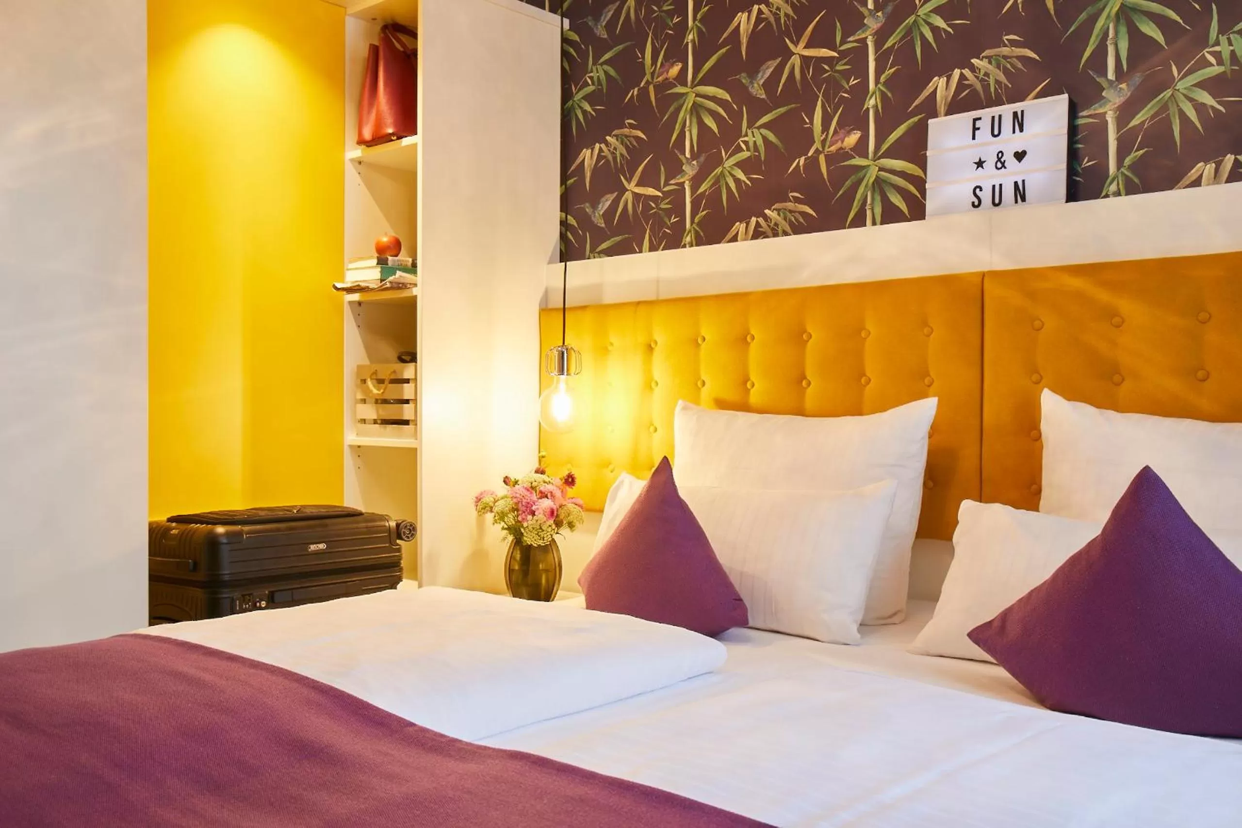 Bed in Hotel Mirabell by Maier Privathotels