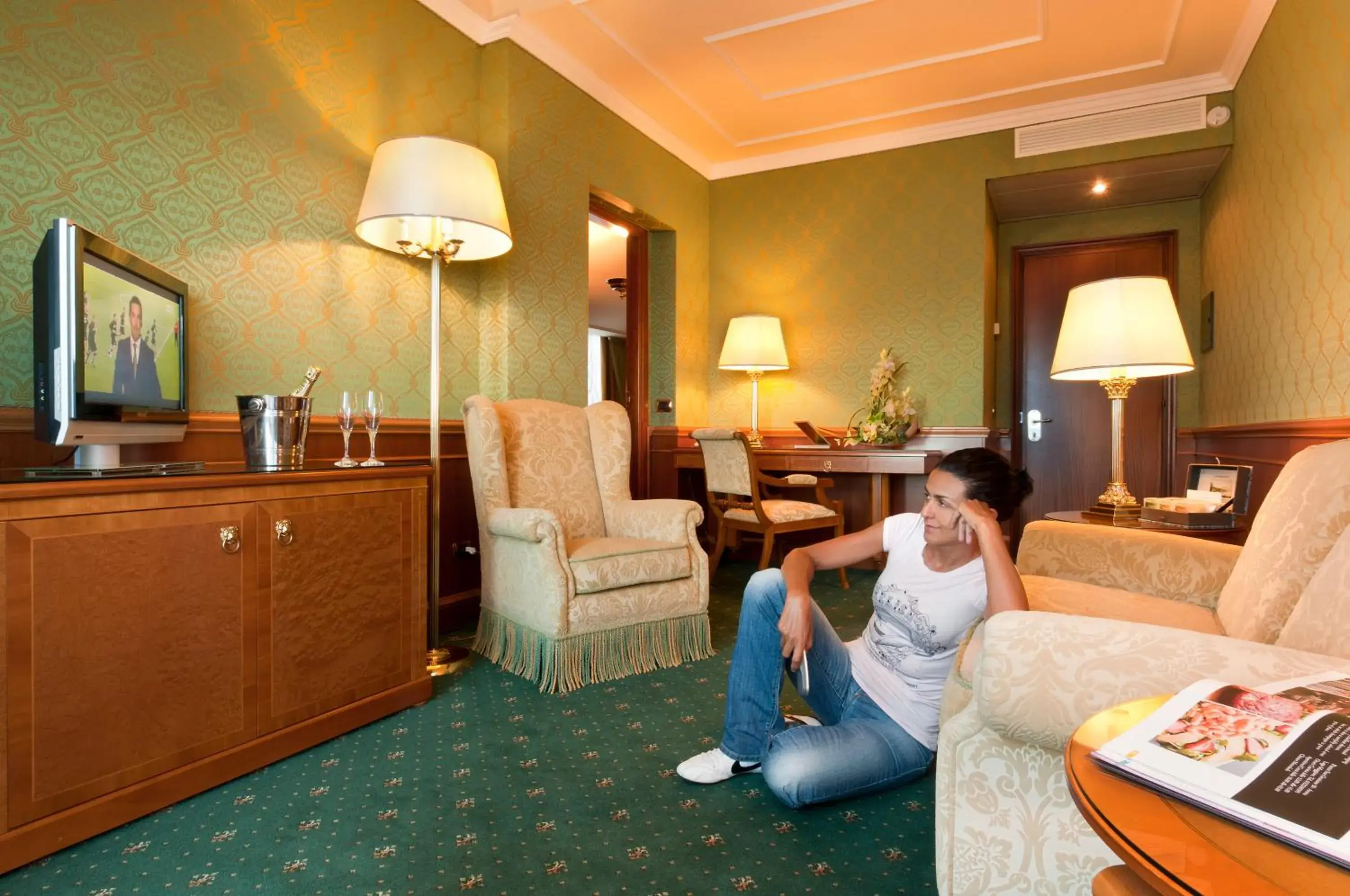 Living room, Seating Area in Grand Hotel Dino