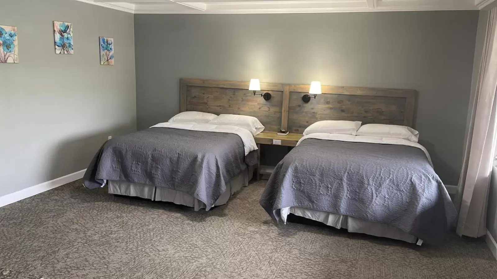 Bed in BlueGem Motel
