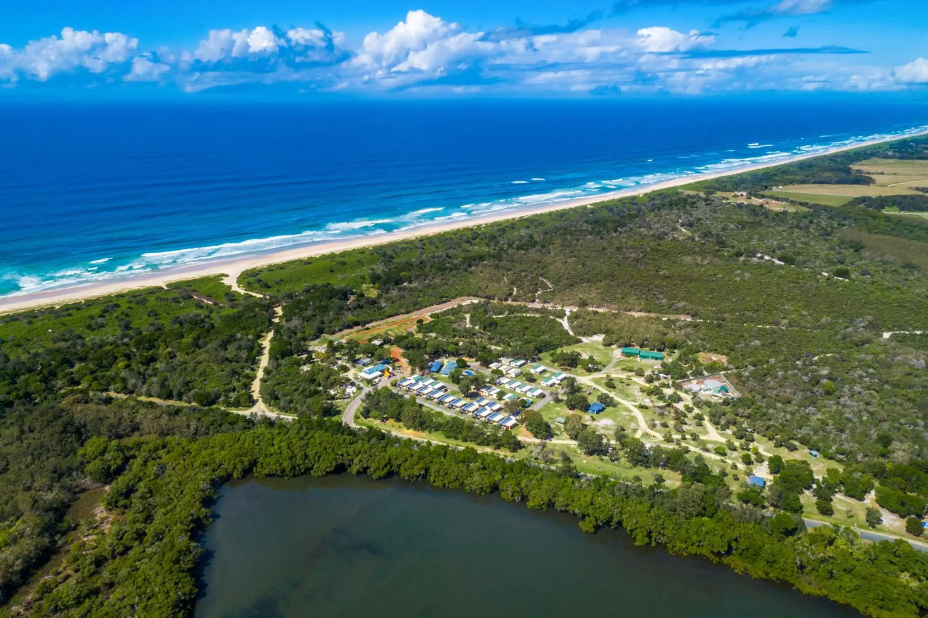 View (from property/room), Bird's-eye View in Ballina Beach Nature Resort