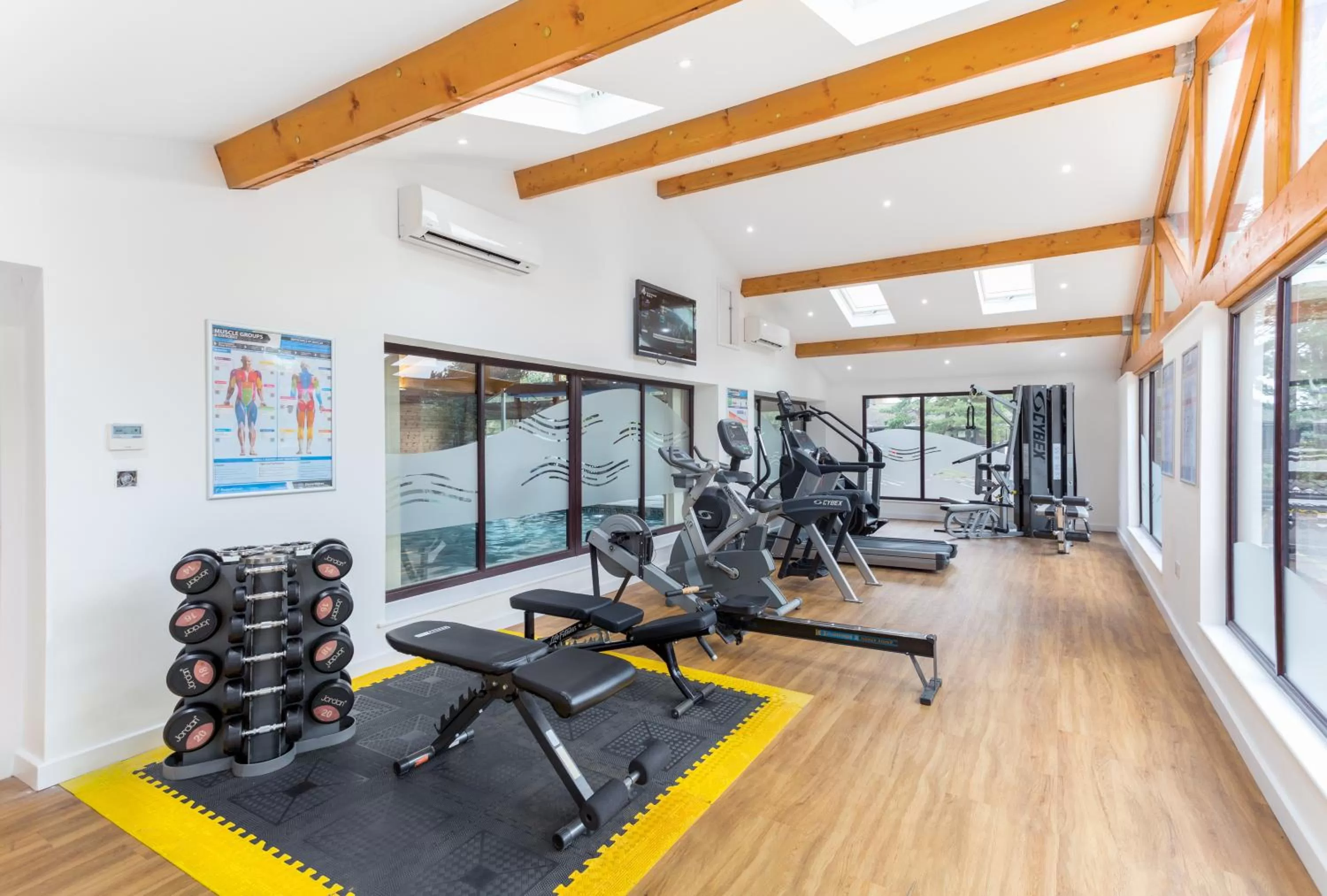 Fitness centre/facilities in Pine Lake Resort