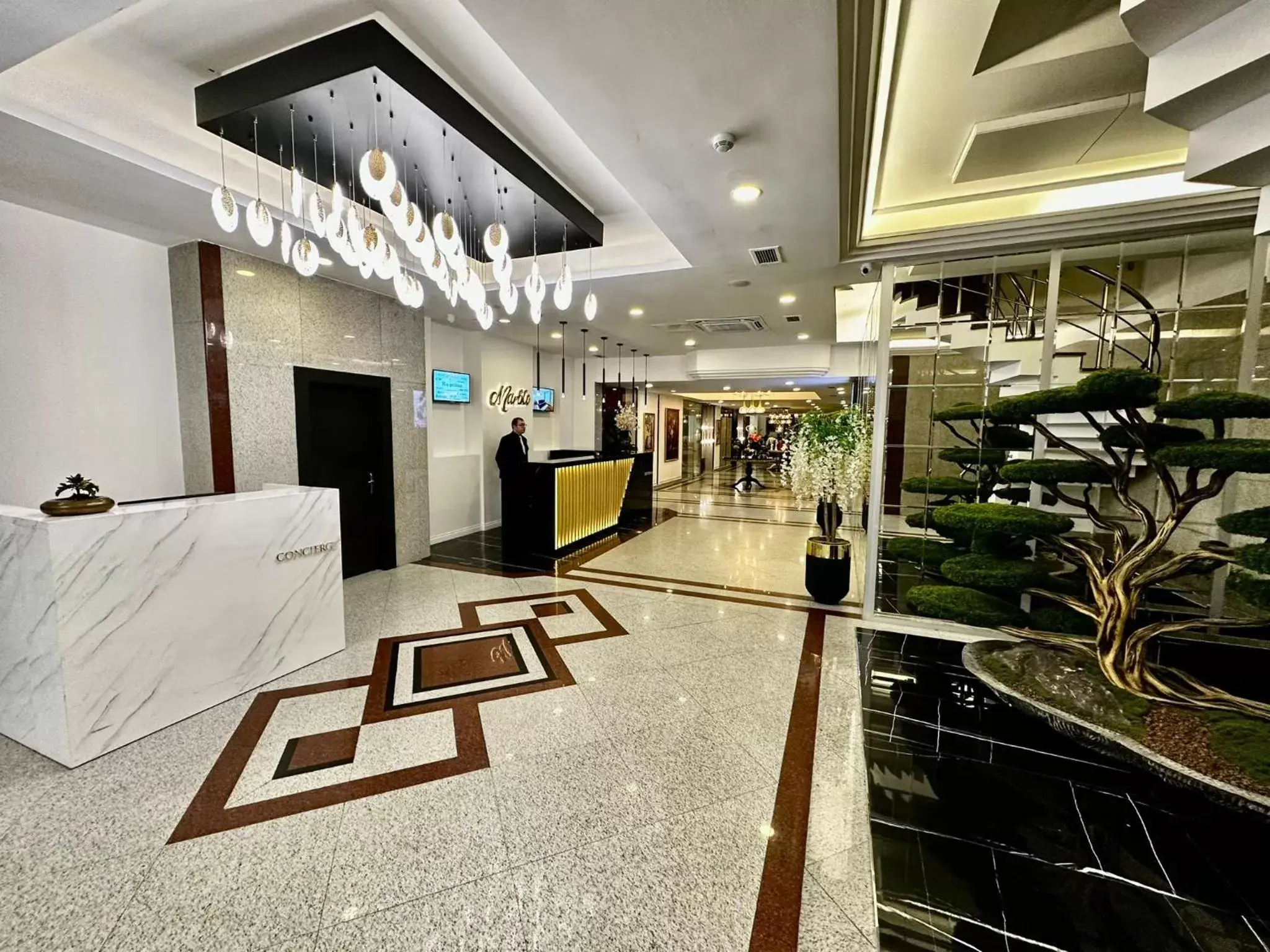 Lobby or reception in Marble Hotel Lobby or reception in Marble Hotel