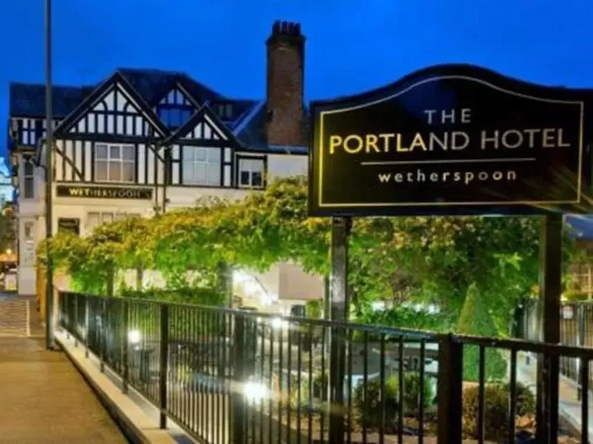 Facade/entrance, Property Building in The Portland Hotel Wetherspoon