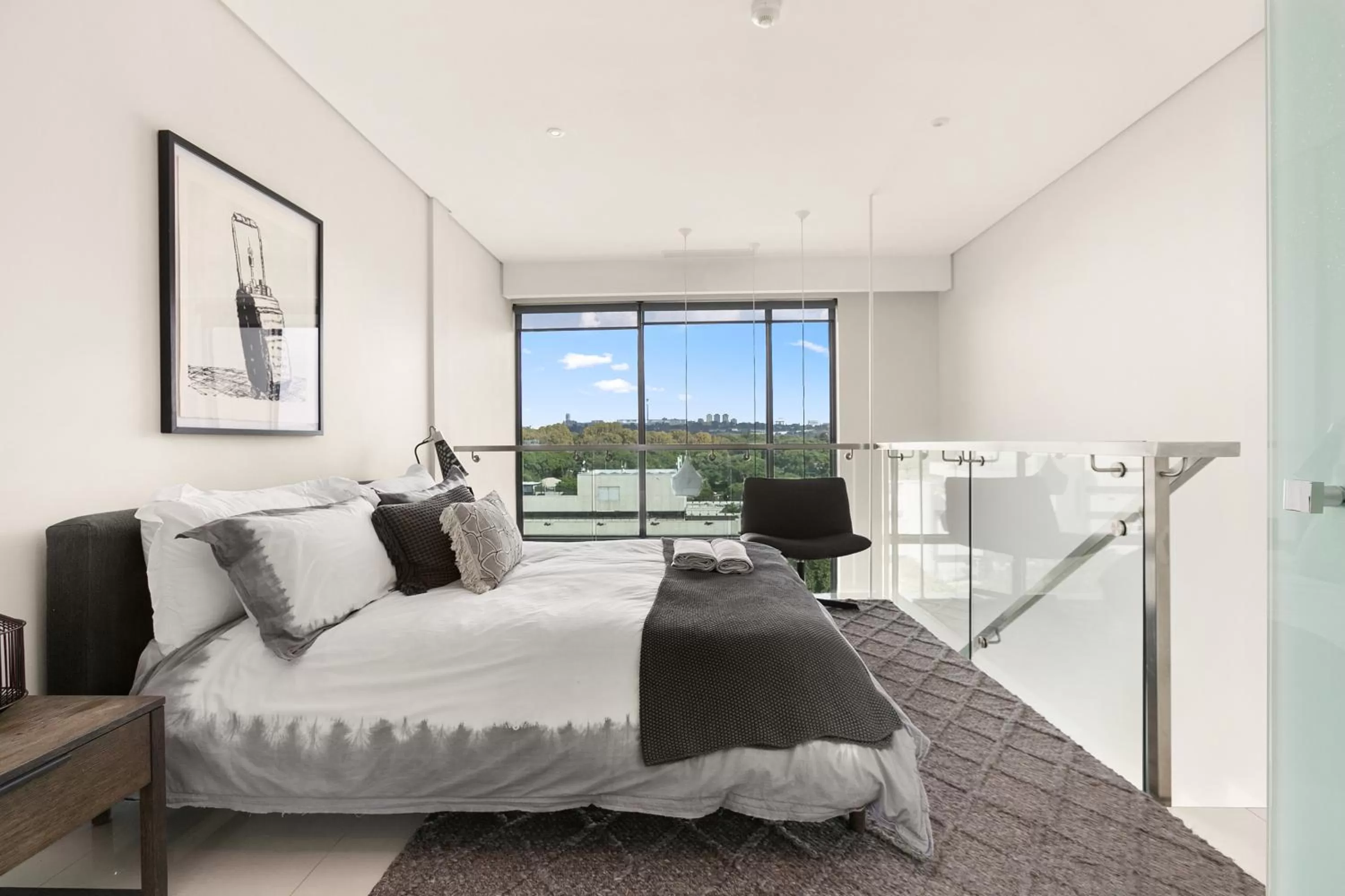 Bedroom, Bed in The Park Central Residence - WITH GENERATOR