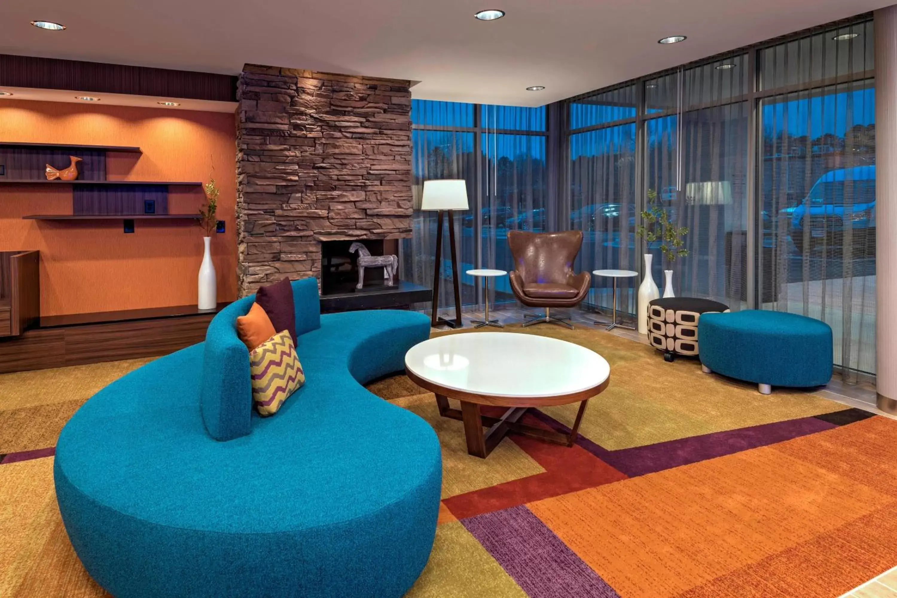 Lobby or reception, Seating Area in Fairfield Inn & Suites by Marriott Atlanta Peachtree City