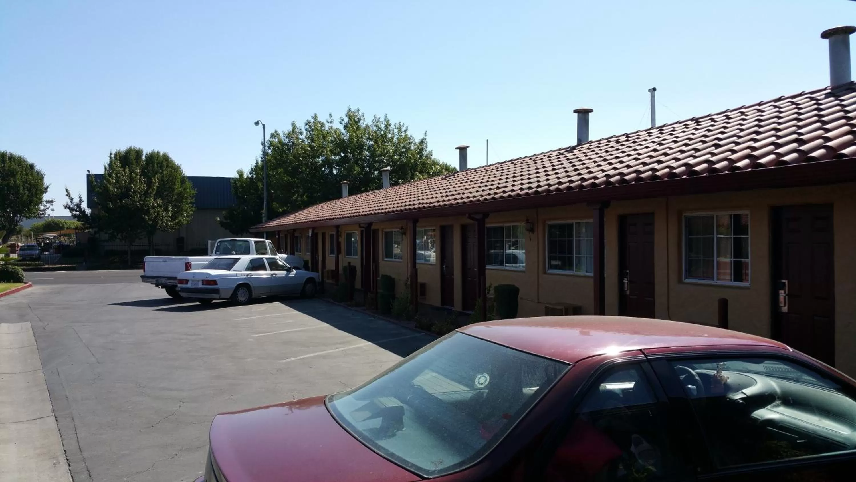 Property building in Slumber Motel