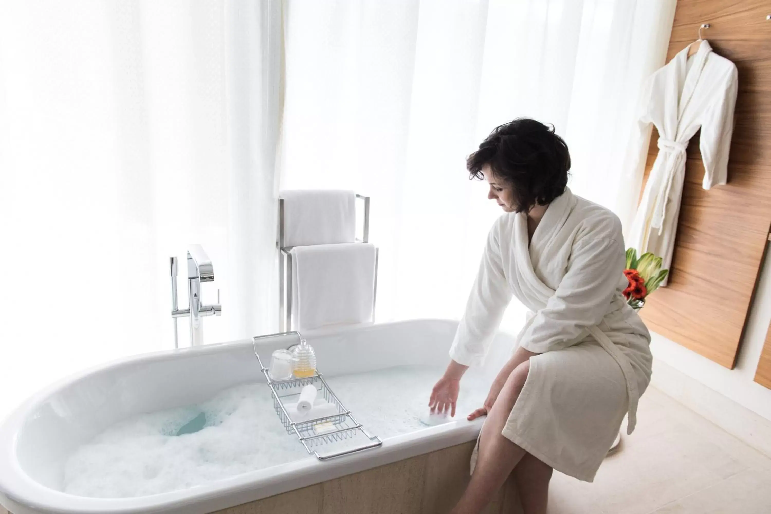 Bathroom in AlpenGold Hotel Davos