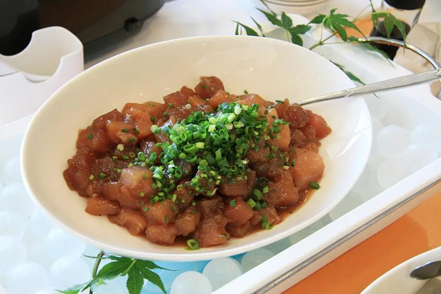 Food close-up in Hotel nanvan浜名湖