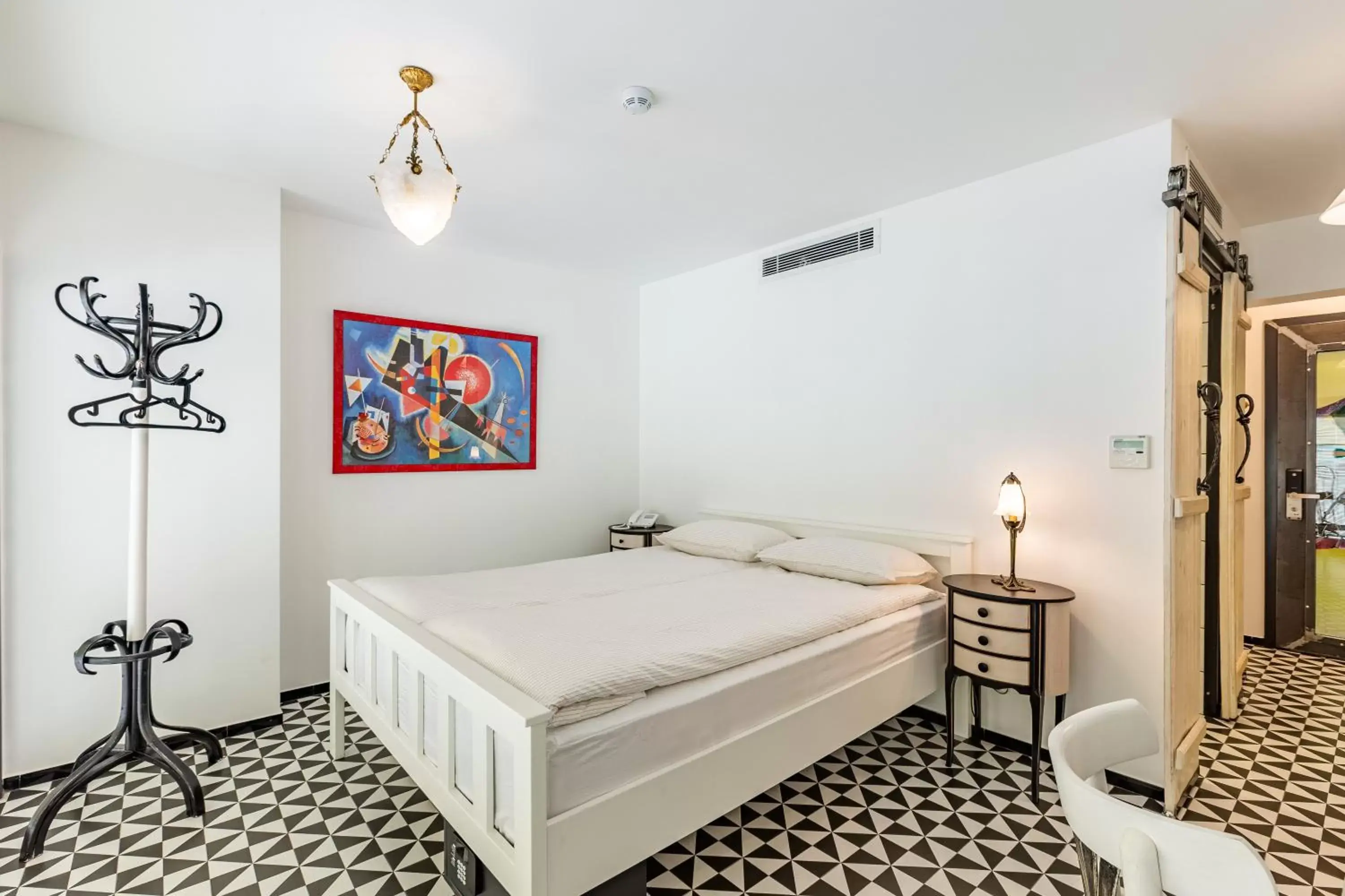 Bed in Villa Pera Suite Hotel