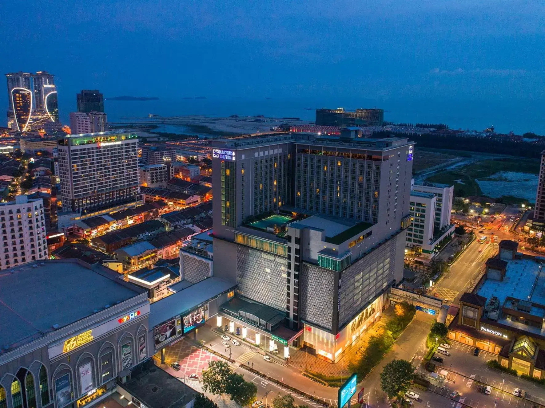 Bird's eye view, Bird's-eye View in Hatten Hotel Melaka