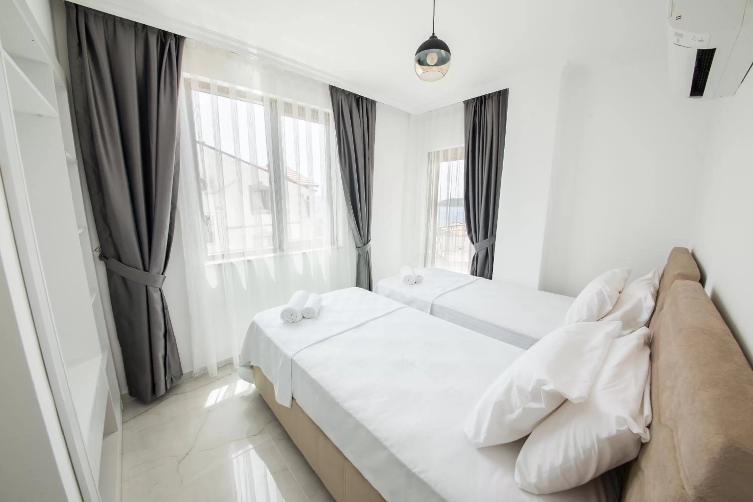 Bed in Cedrus Suites