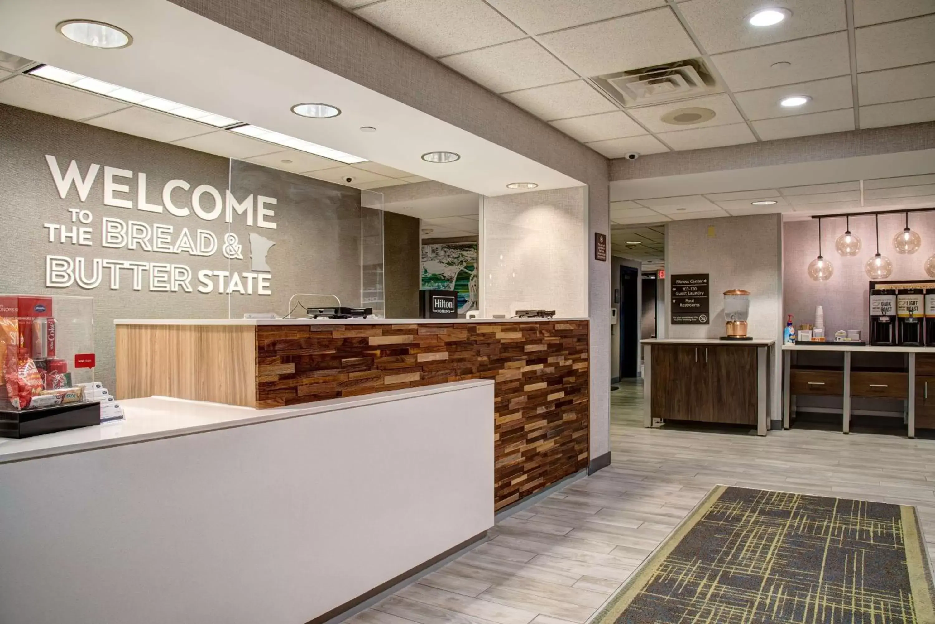 Lobby or reception in Hampton Inn Rochester Lobby or reception in Hampton Inn Rochester