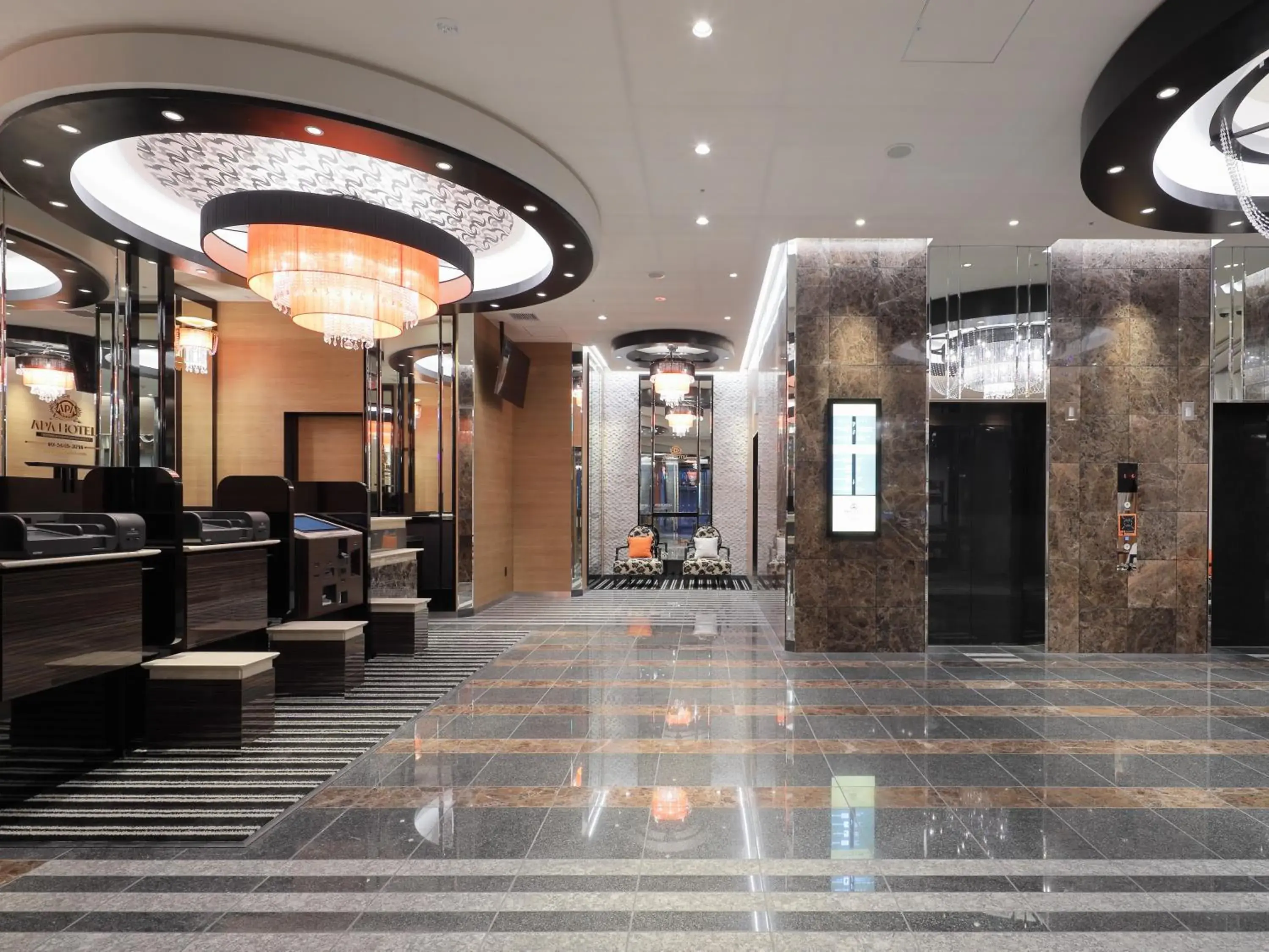 Lobby or reception, Lobby/Reception in APA Hotel Nihombashi Bakuroyokoyama Ekimae