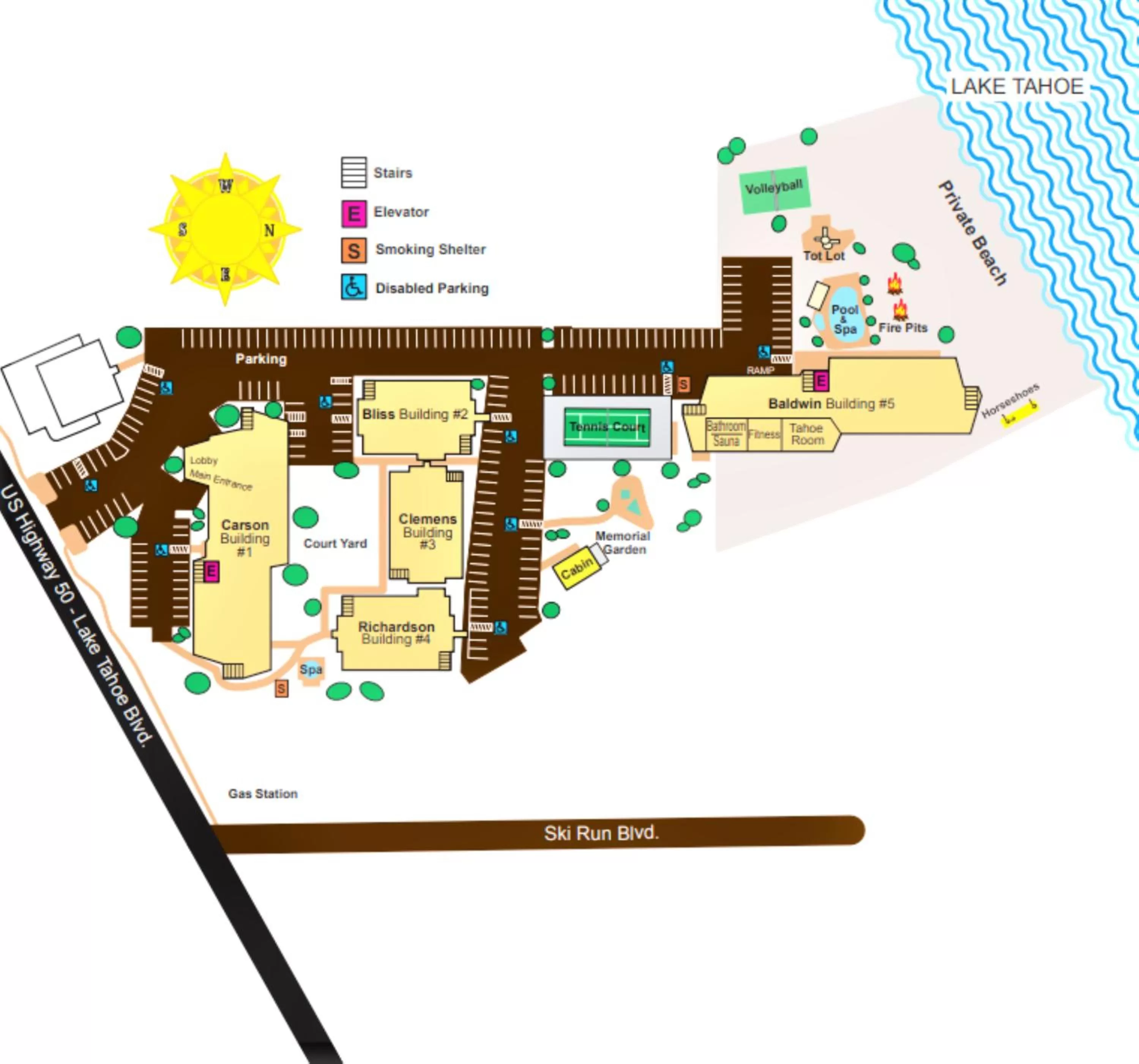 Floor plan in The Tahoe Beach & Ski Club Owners Association