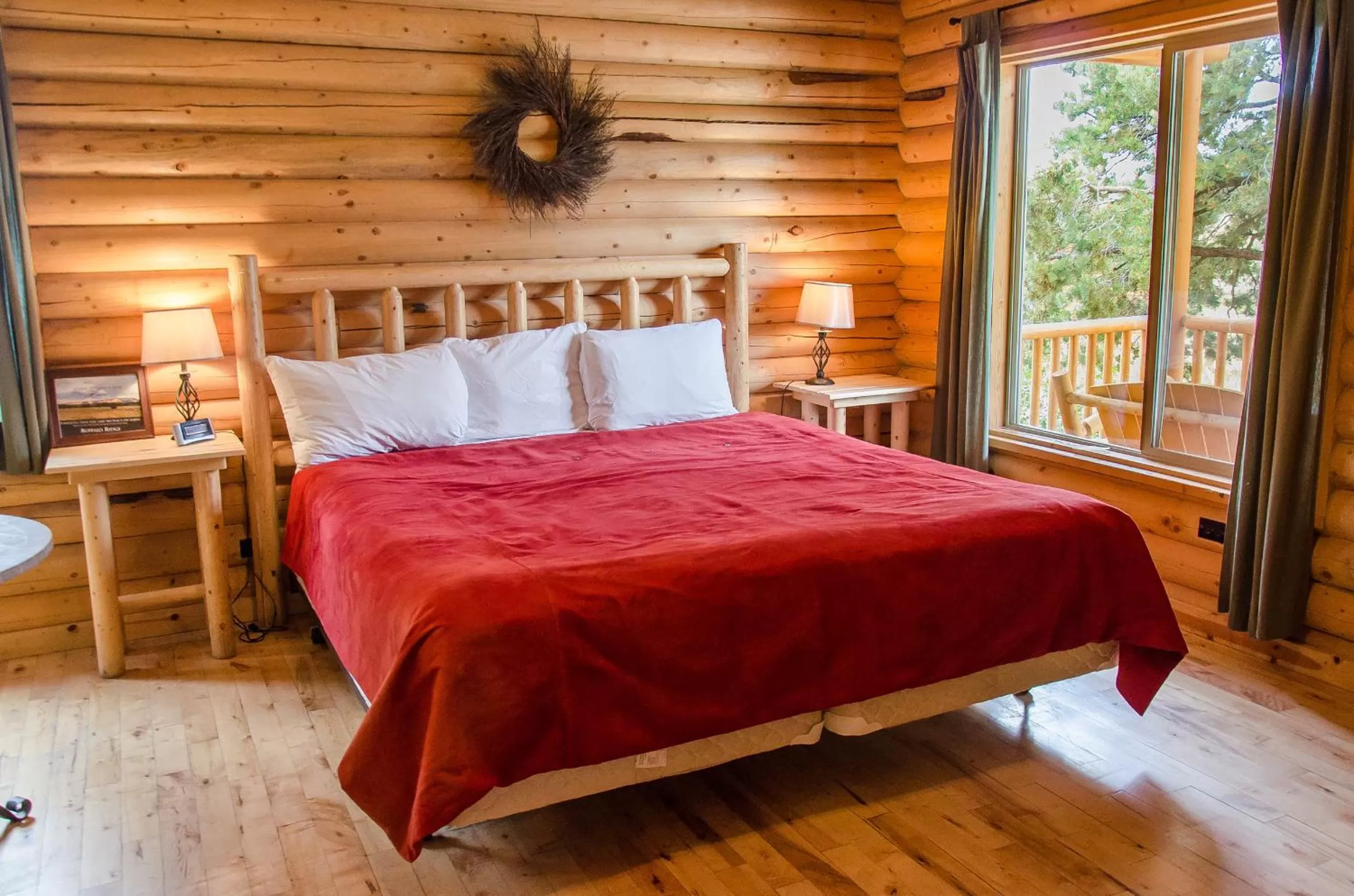 Bed in Zion Mountain Ranch