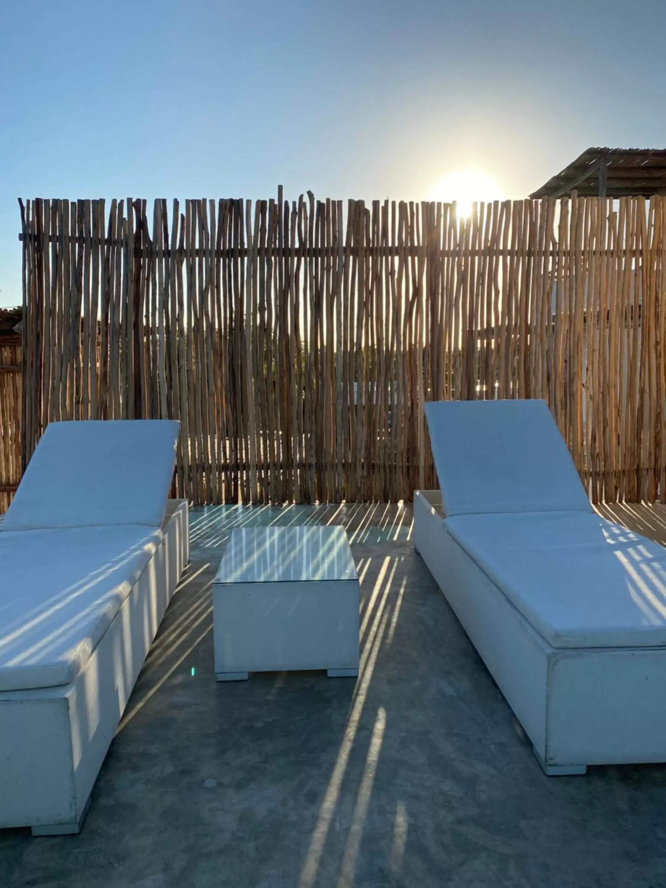 Balcony/Terrace in Casa Mia El Cuyo Eco Beach Boutique Hotel