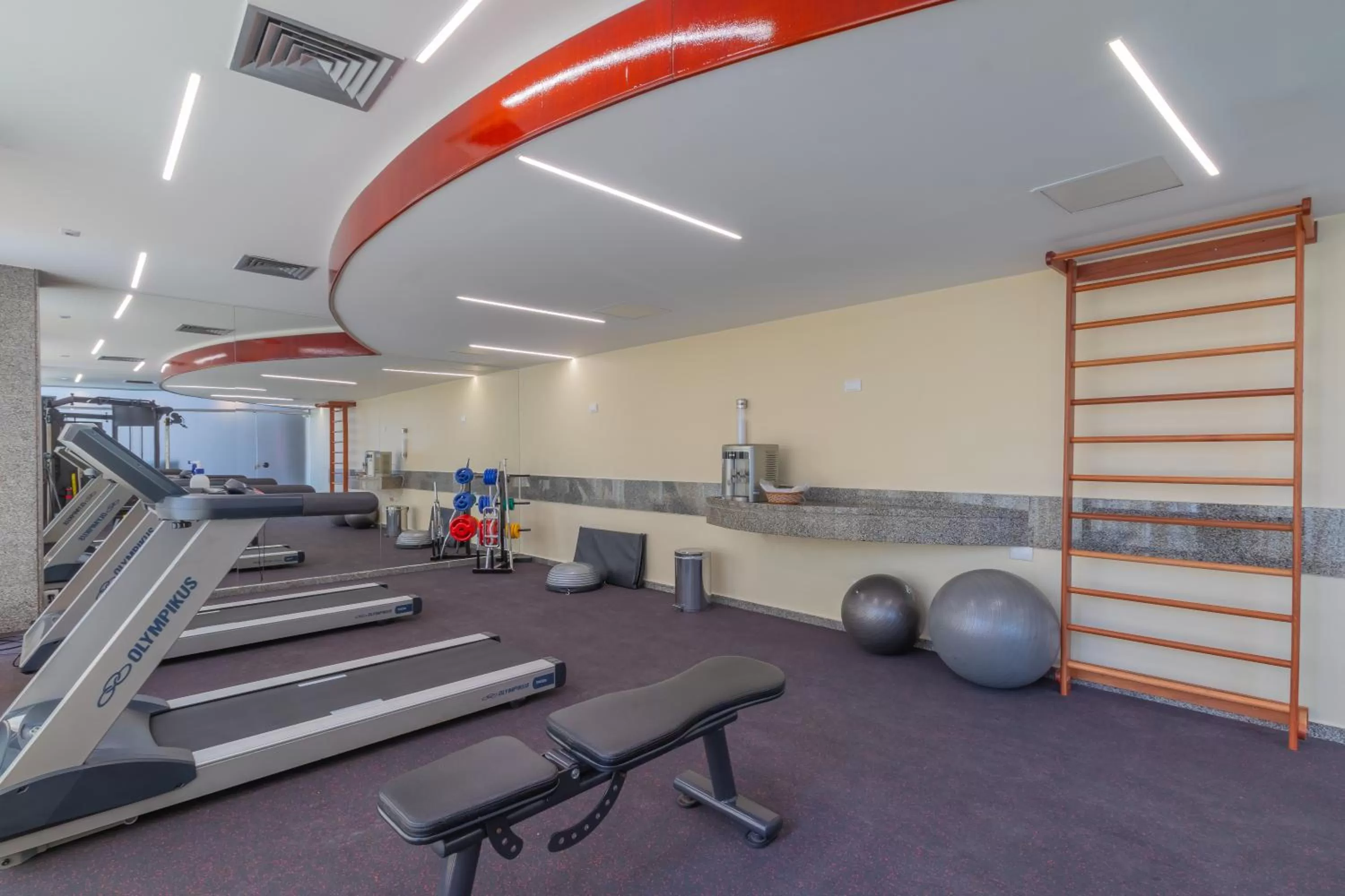 Fitness centre/facilities in Hotel Caiçara João Pessoa