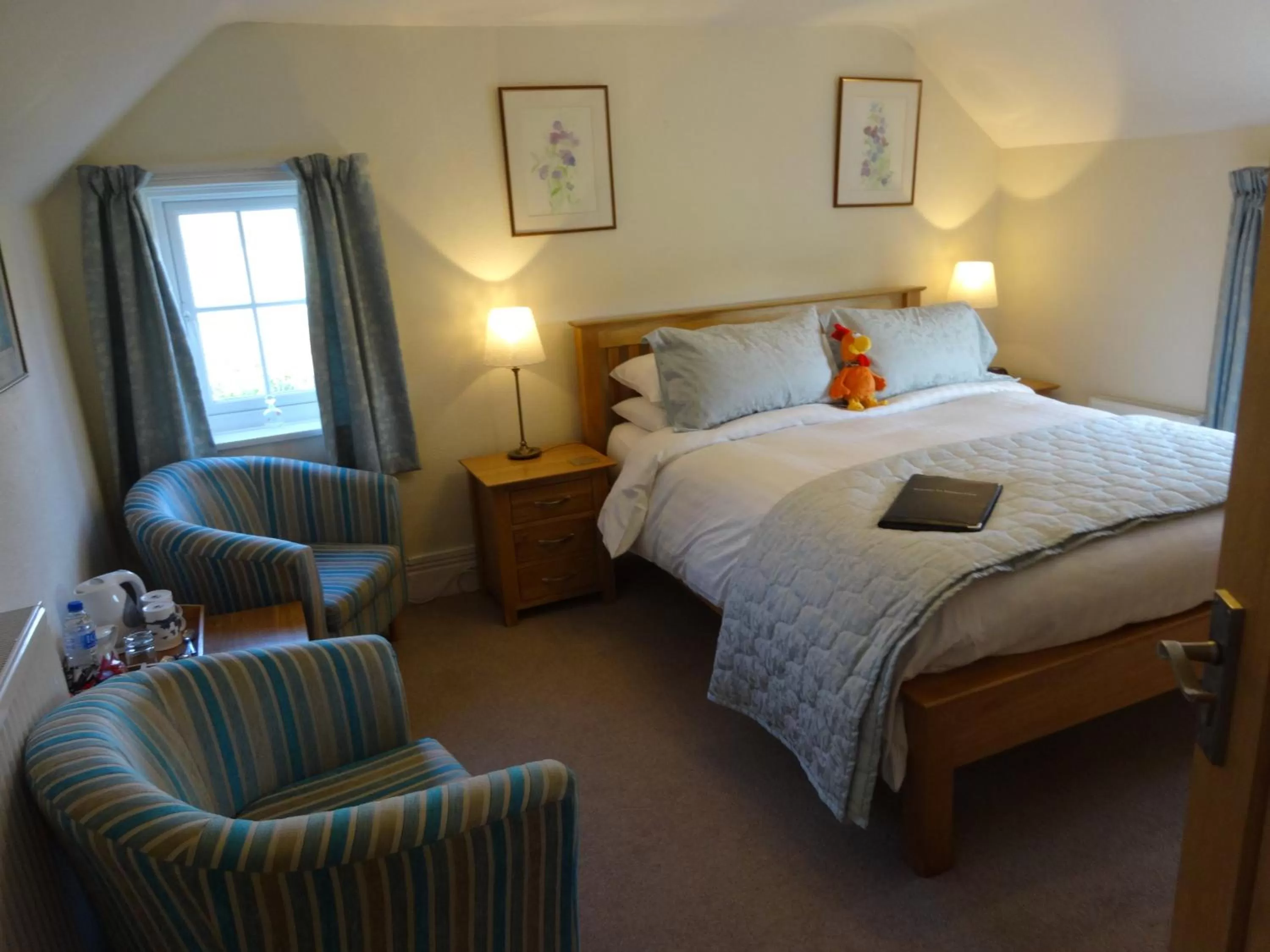 Bedroom, Bed in Hunters Croft