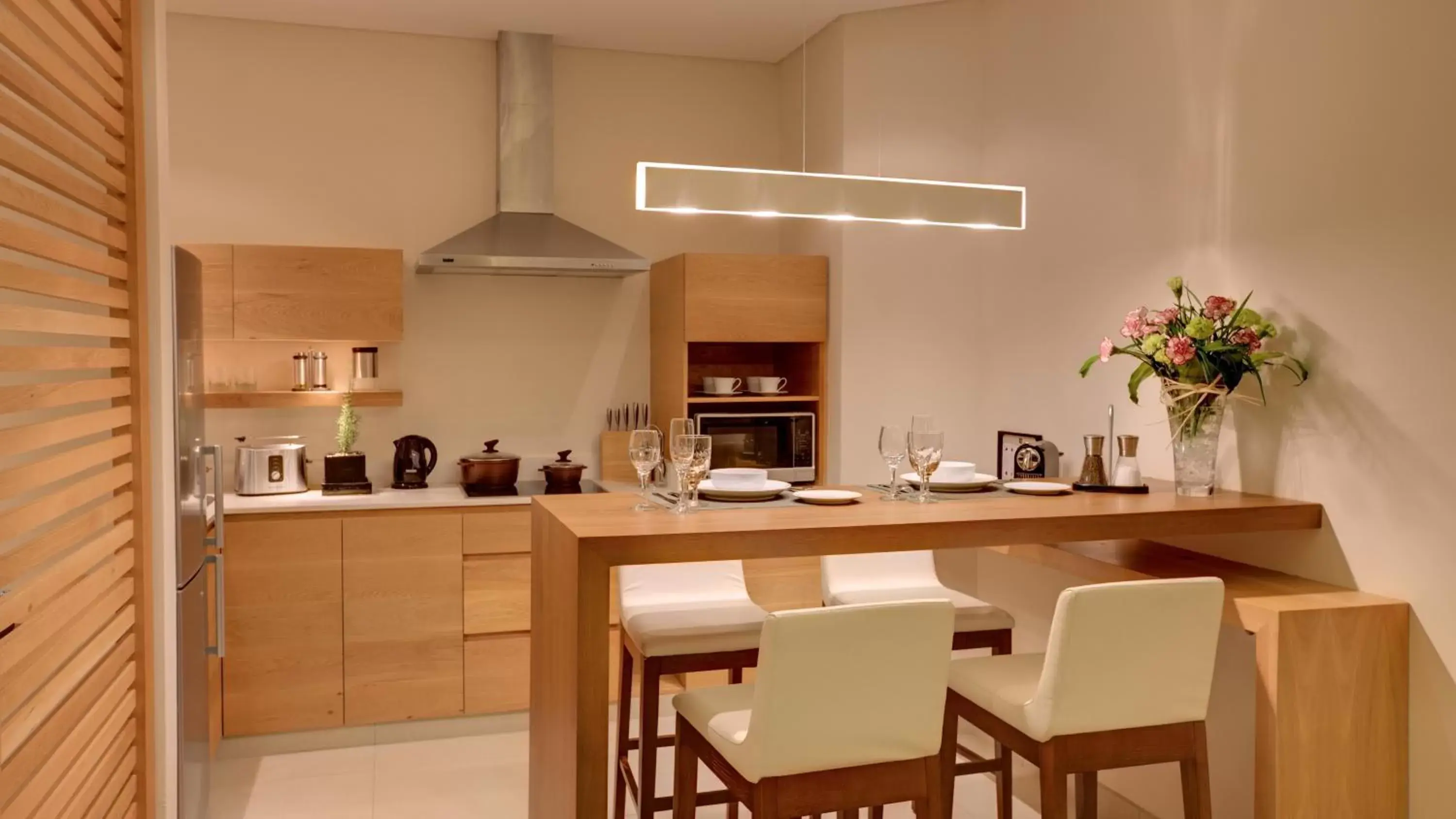 Kitchen or kitchenette, Kitchen/Kitchenette in Le Suffren Hotel & Marina