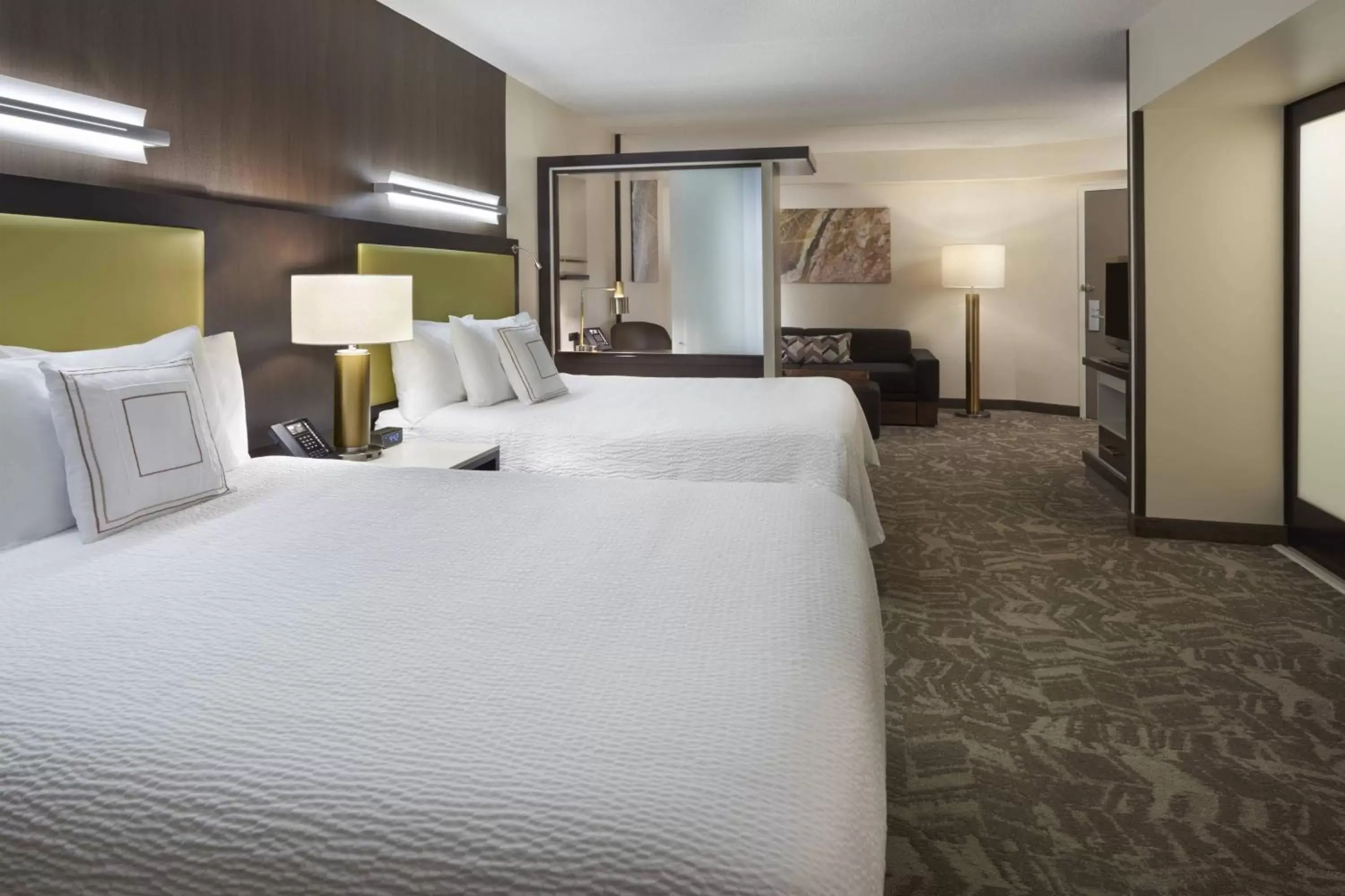 Photo of the whole room, Bed in SpringHill Suites by Marriott Toronto Vaughan