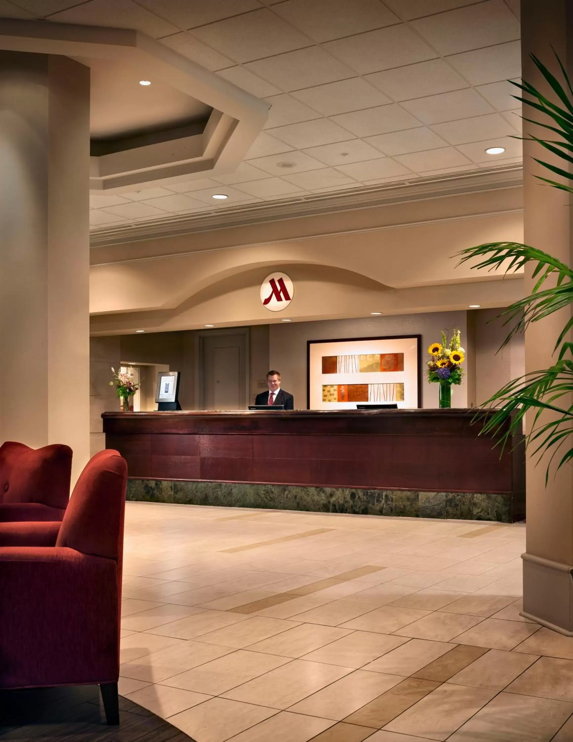 Lobby or reception, Lobby/Reception in Chicago Marriott Suites Deerfield