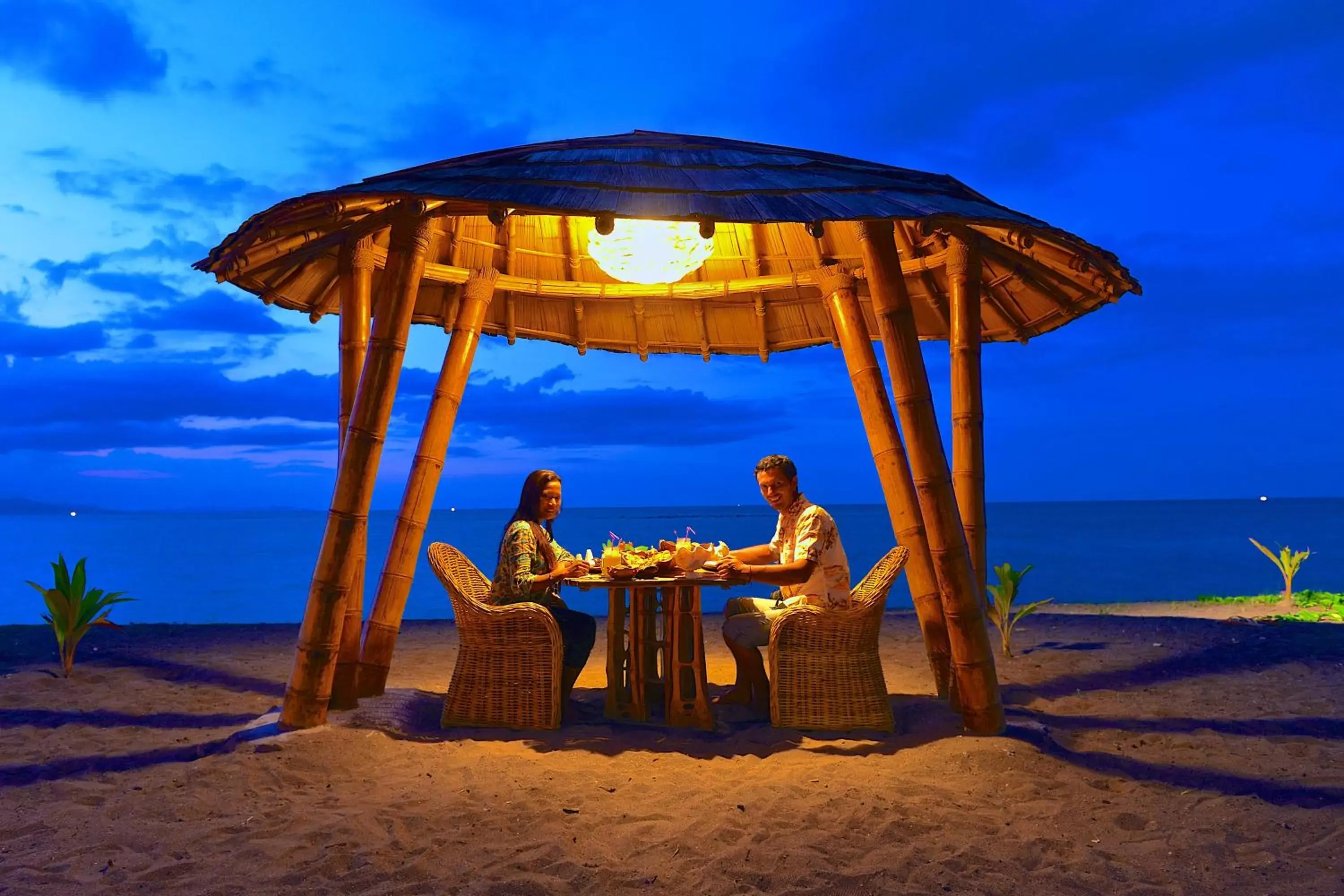 Guests in Coconut Garden Beach Resort