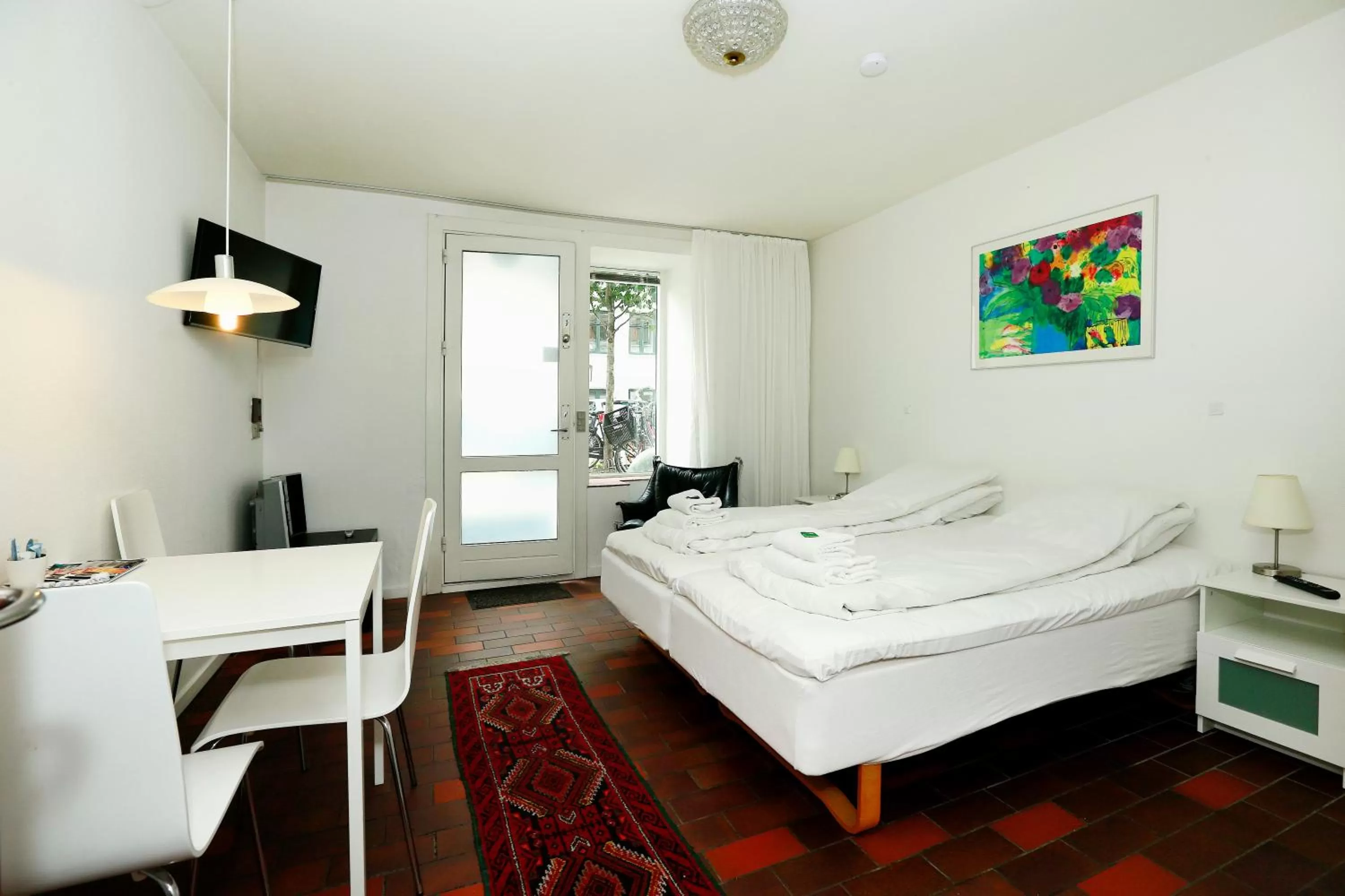 Bedroom, Bed in Hotel 9 små hjem