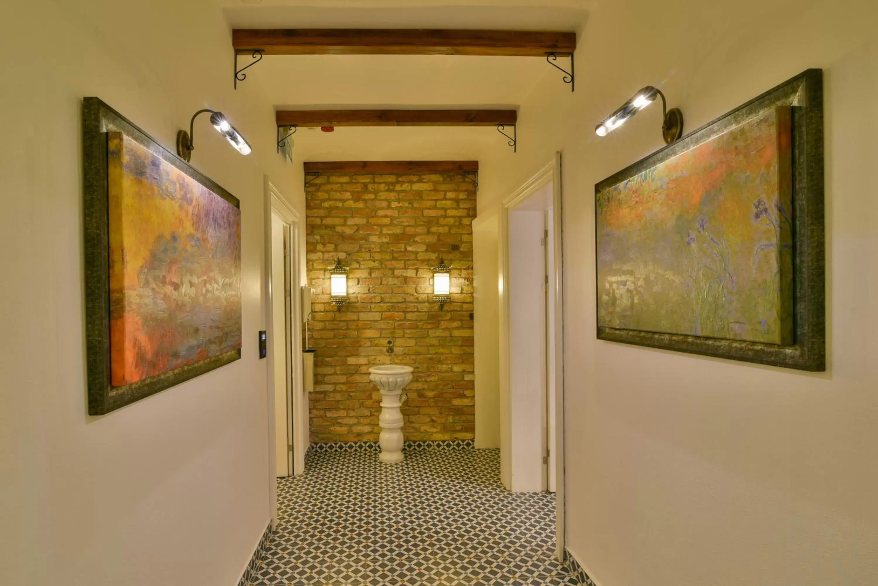 Decorative detail, Bathroom in Istanbul Life Hotel