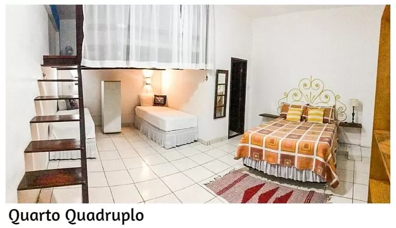 Photo of the whole room, Bed in Pousada Porto Búzios