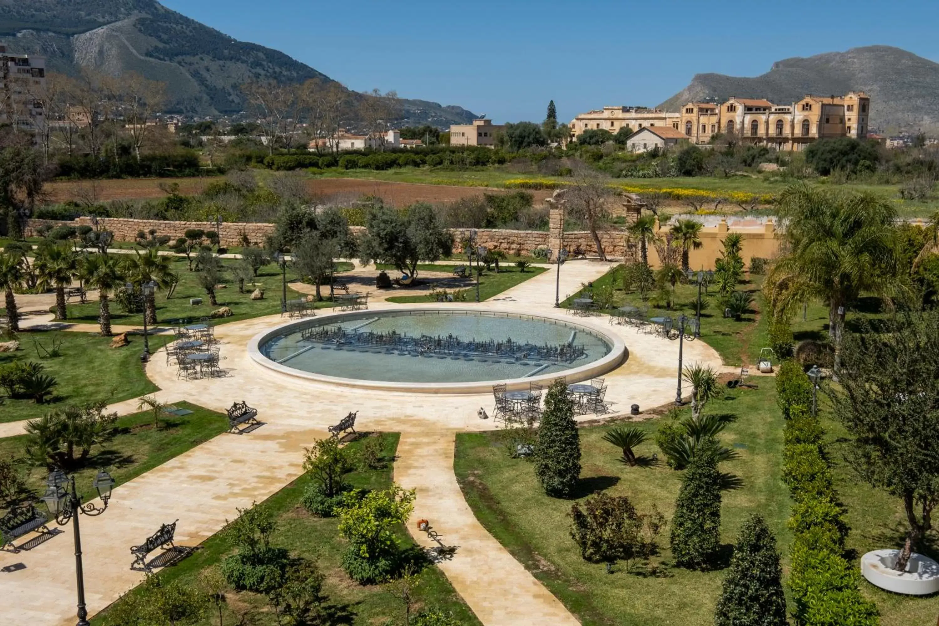Natural landscape, Pool View in Villa del Gattopardo