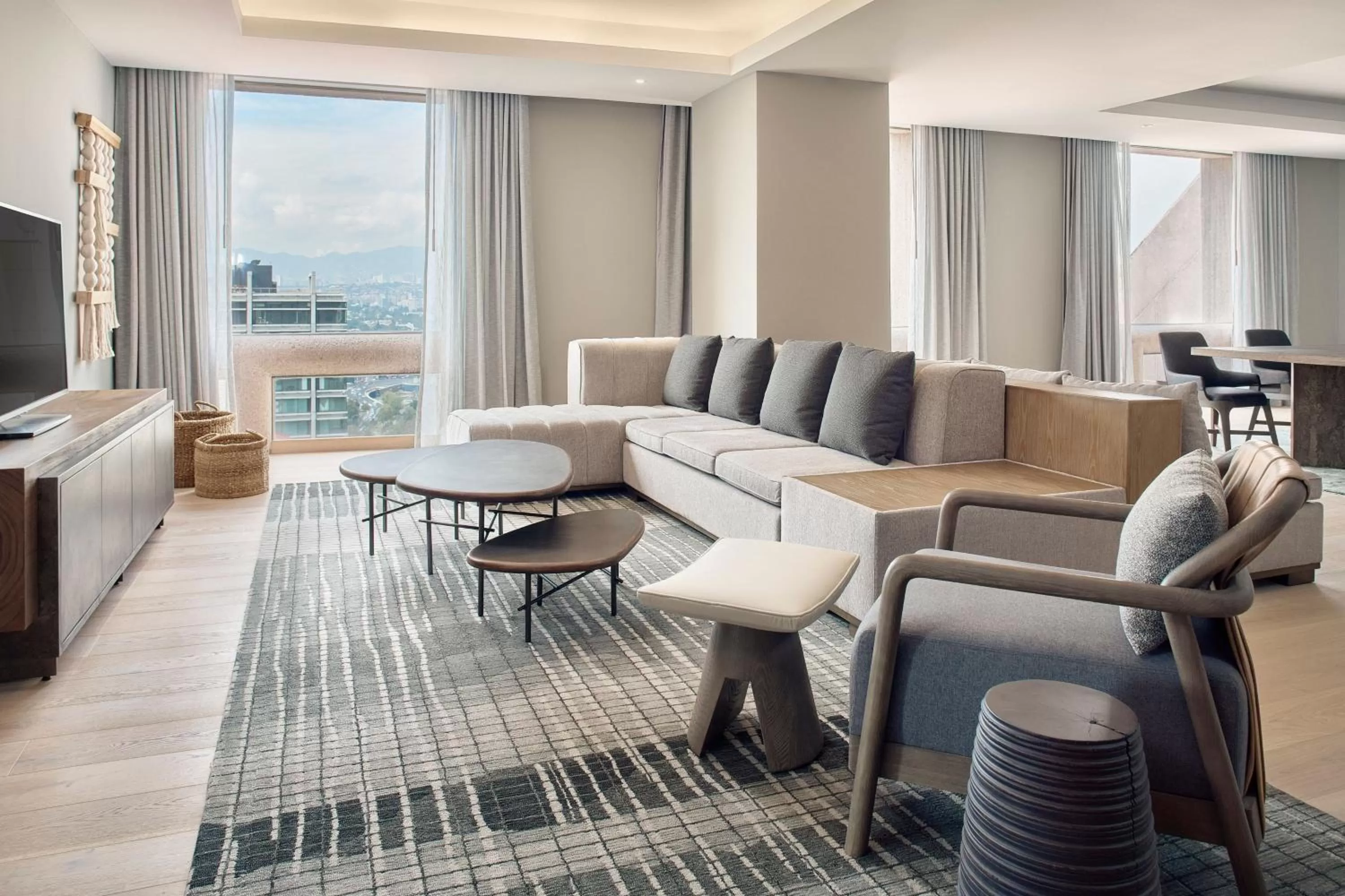 Living room in JW Marriott Hotel Mexico City Polanco