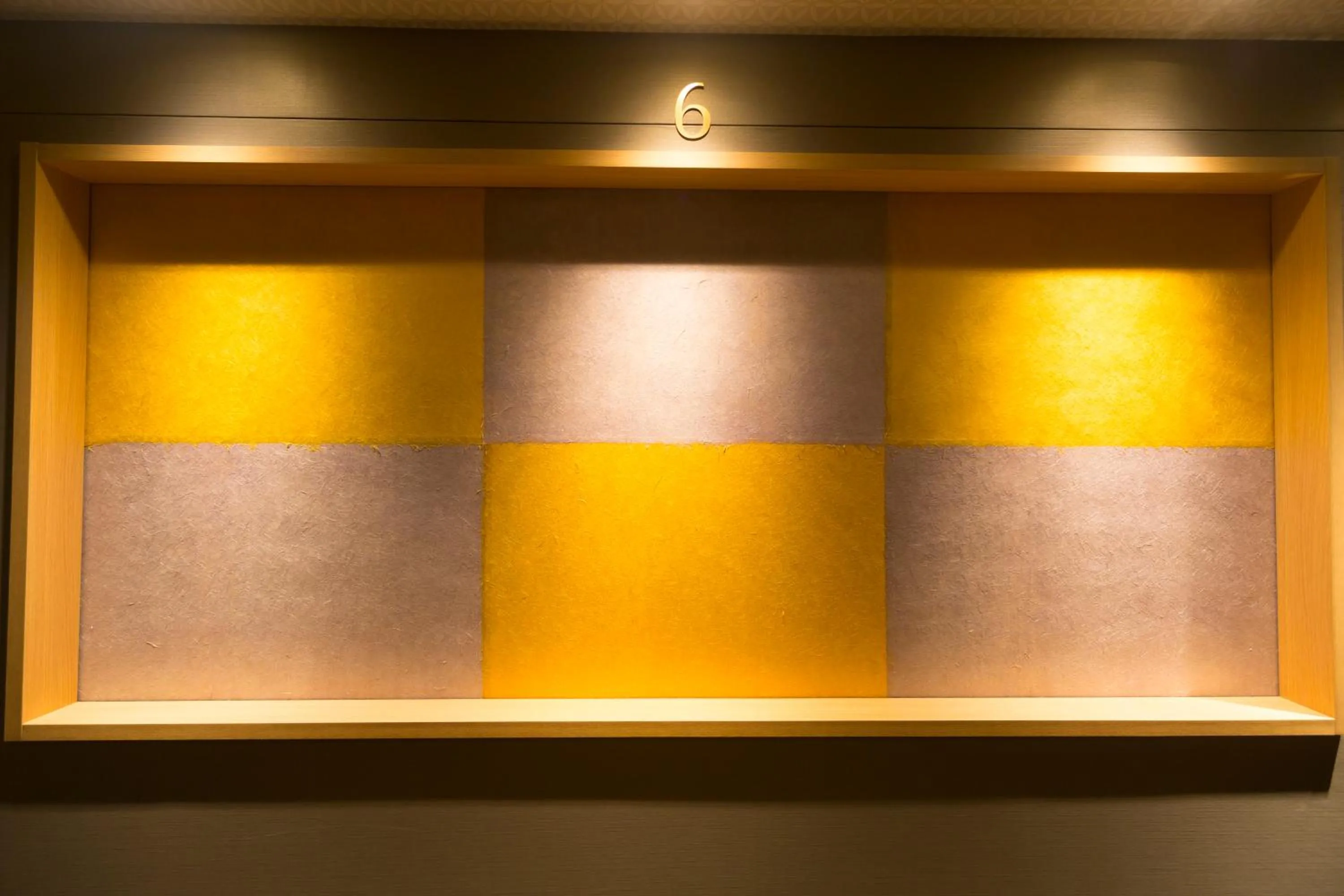 Decorative detail in Dormy Inn Premium Tokyo Kodenmacho