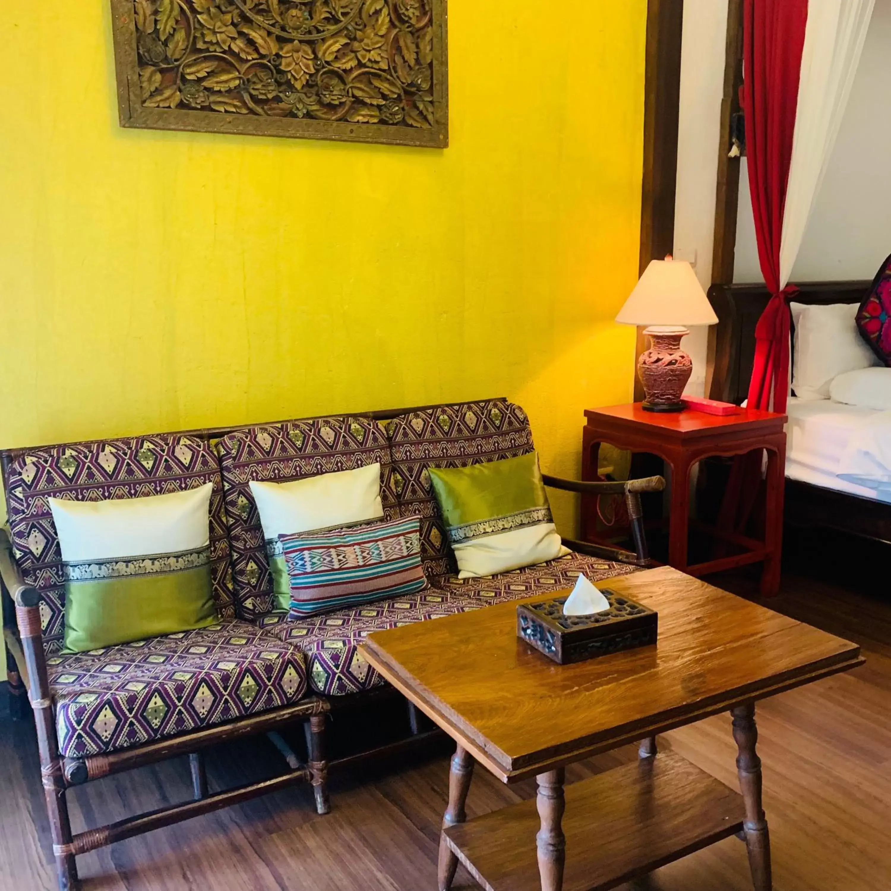 Living room, Seating Area in Hongkhao Village