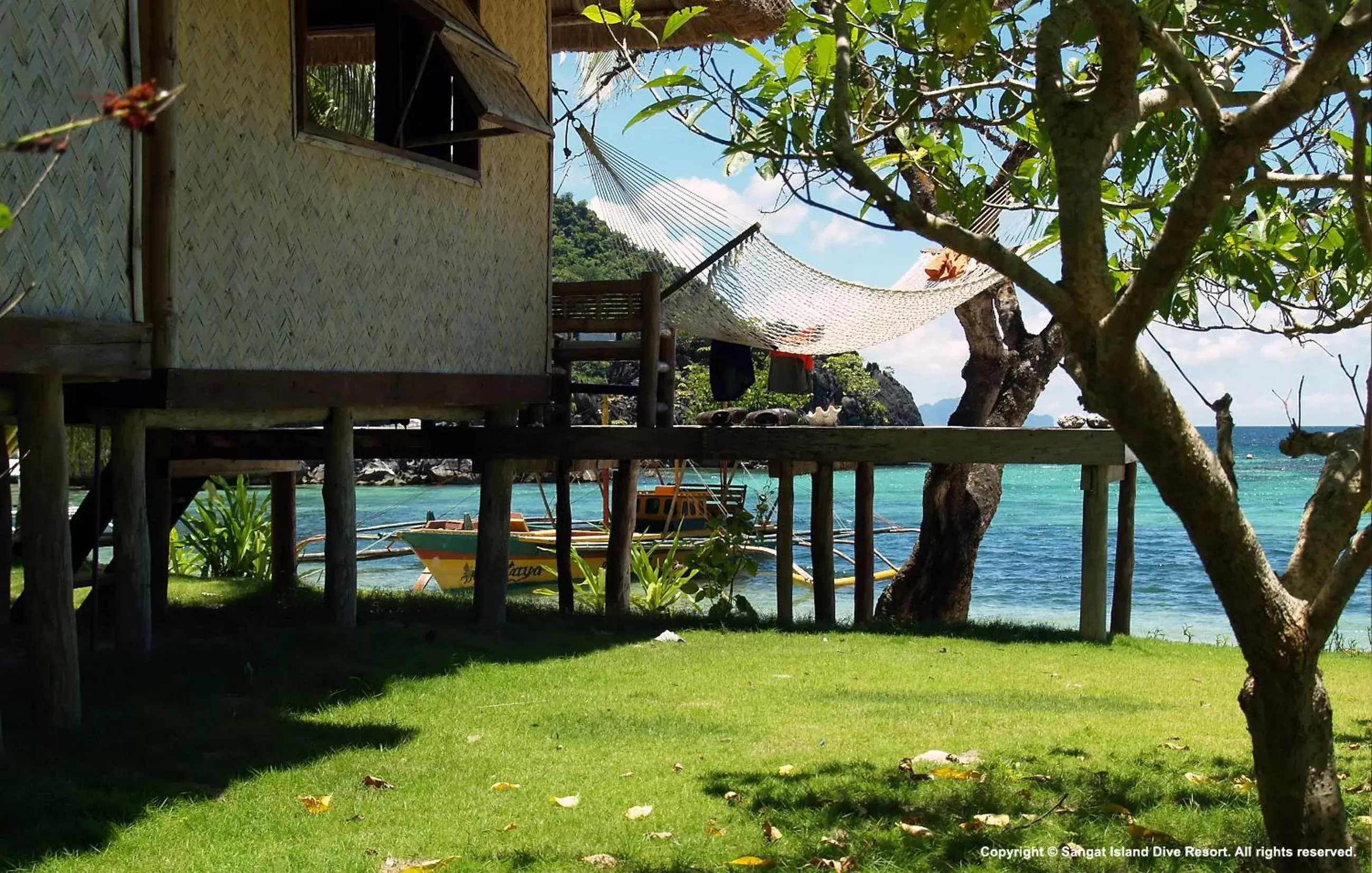 Garden in Sangat Island Dive Resort