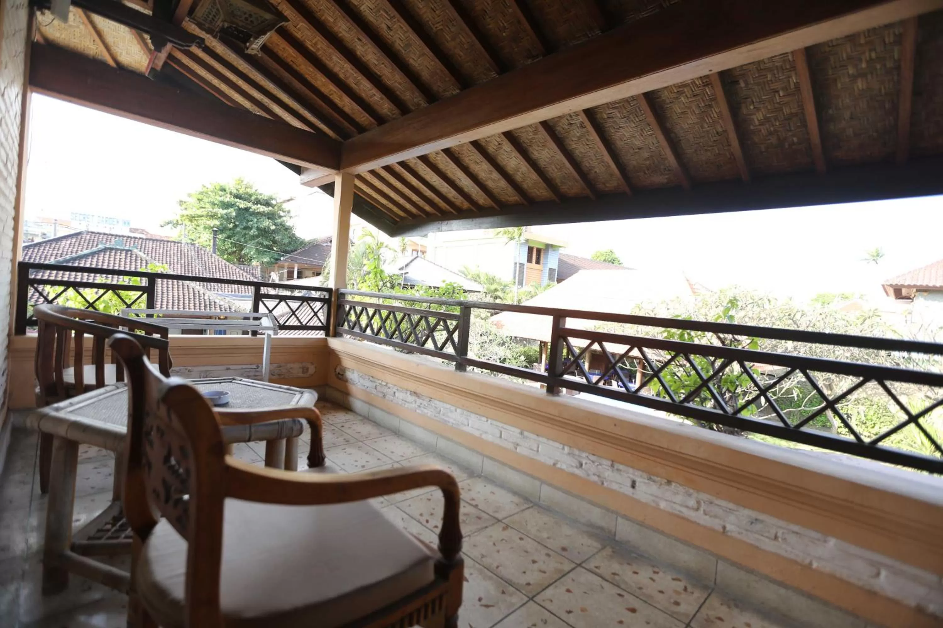 Balcony/Terrace in Fat Yogi Cottages
