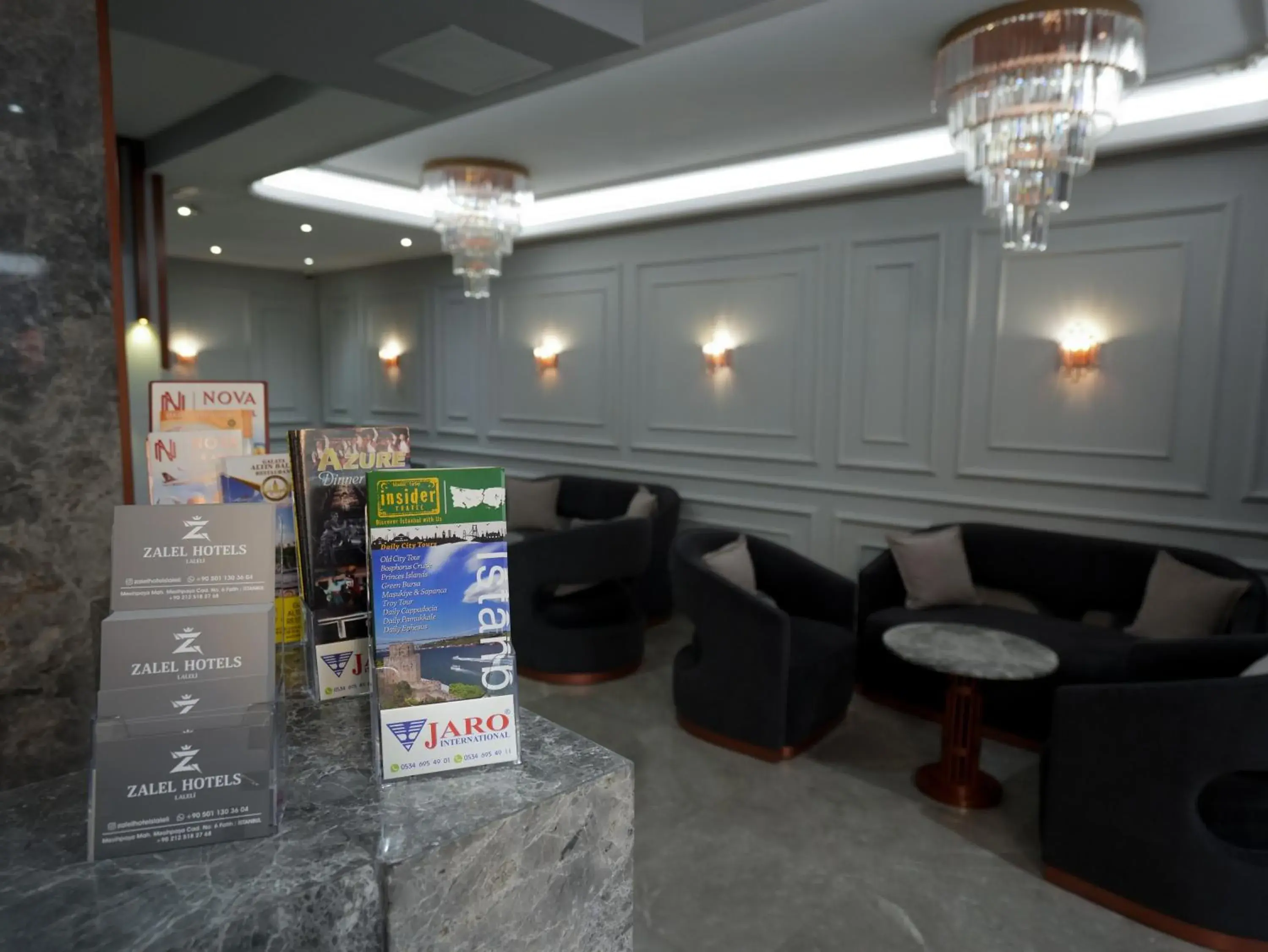 Lobby or reception in zalel hotels laleli