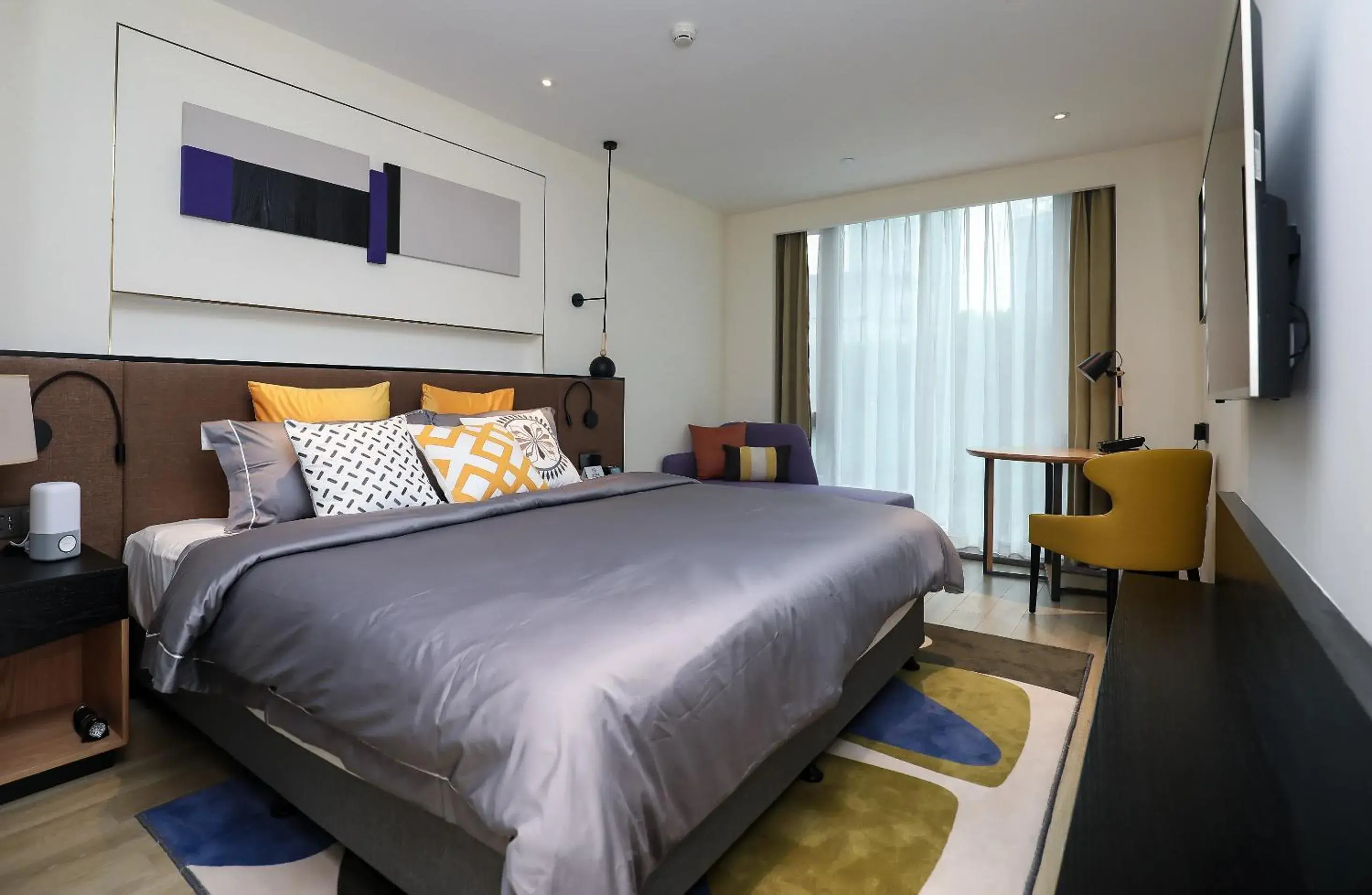 Bedroom, Bed in Citadines Gaoke Liangjiang Chongqing Bedroom, Bed in Citadines Gaoke Liangjiang Chongqing