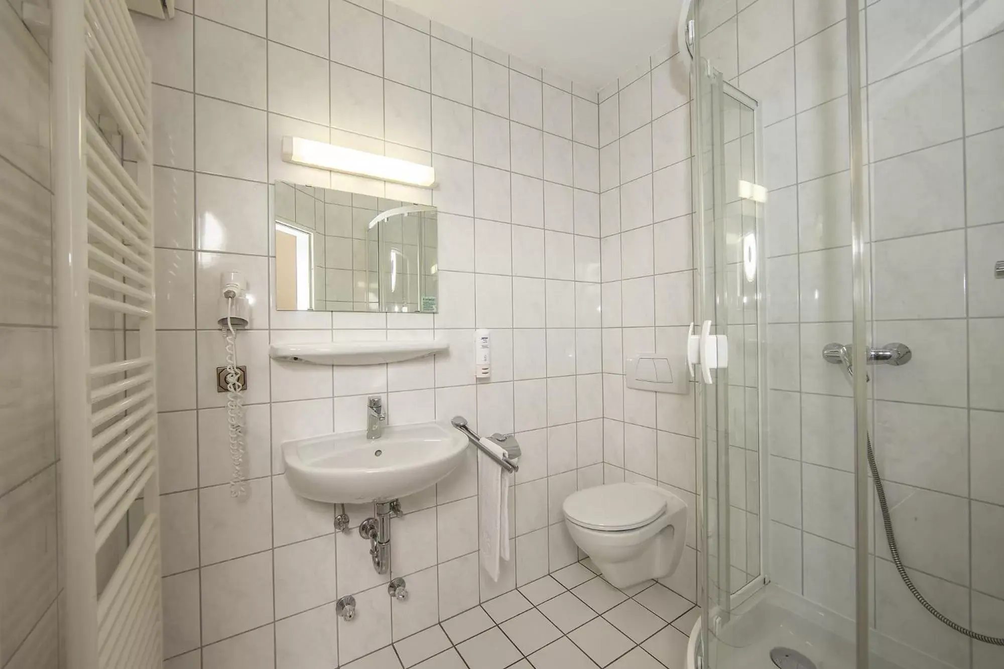 Shower, Bathroom in Johannesbad Hotel Füssinger Hof