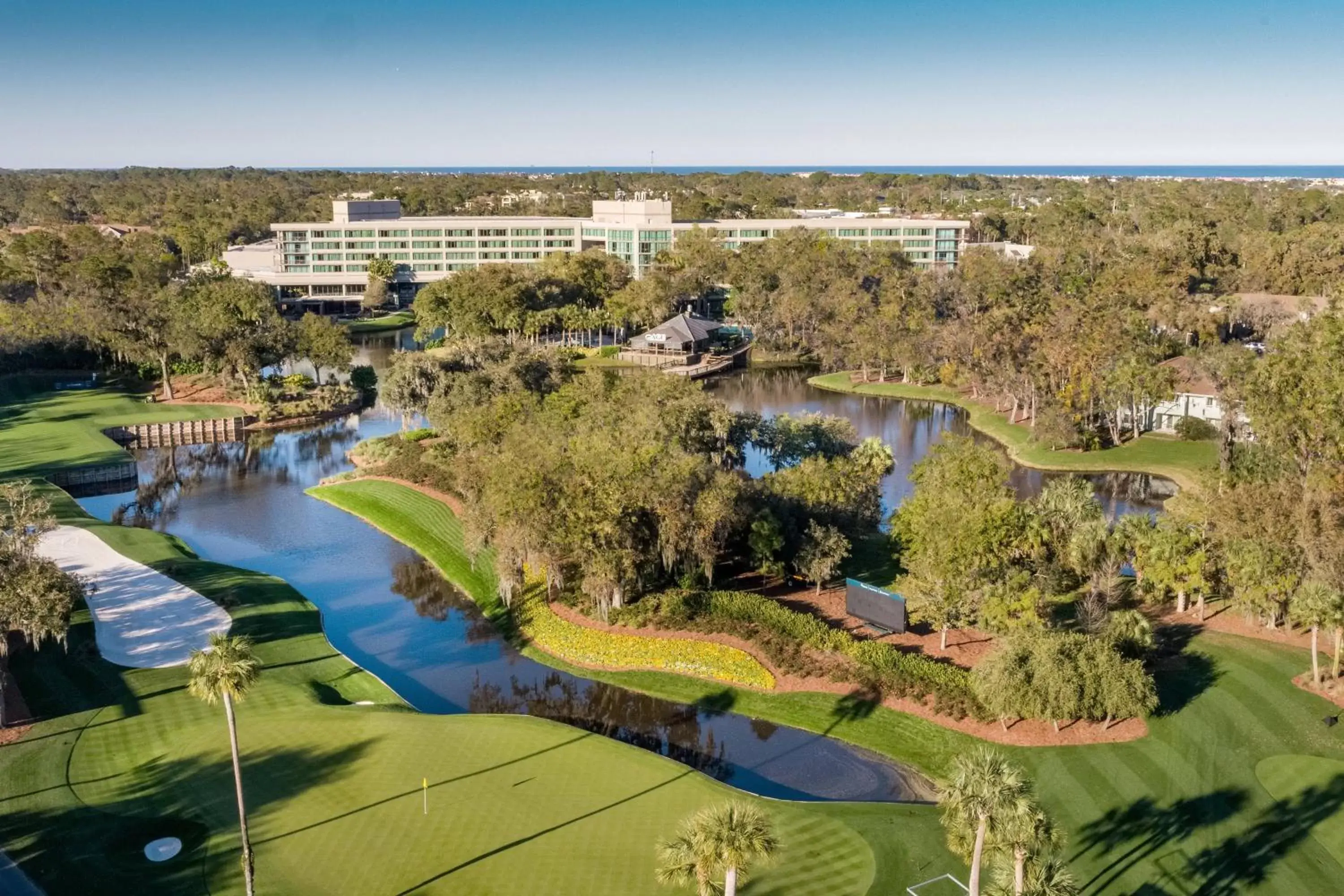 Golfcourse, Bird's-eye View in Sawgrass Marriott Golf Resort & Spa