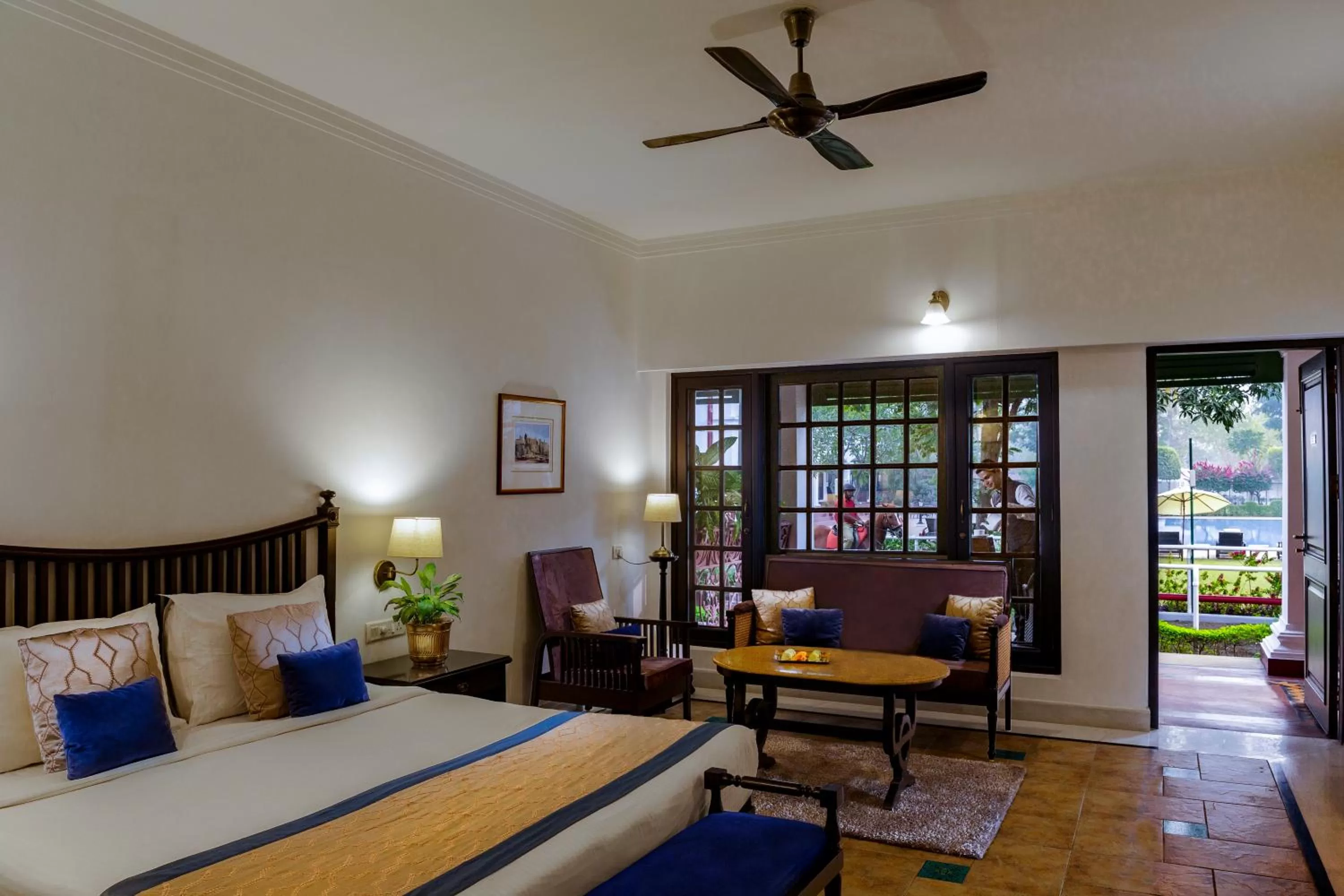 Photo of the whole room, Bed in Jehan Numa Palace Hotel