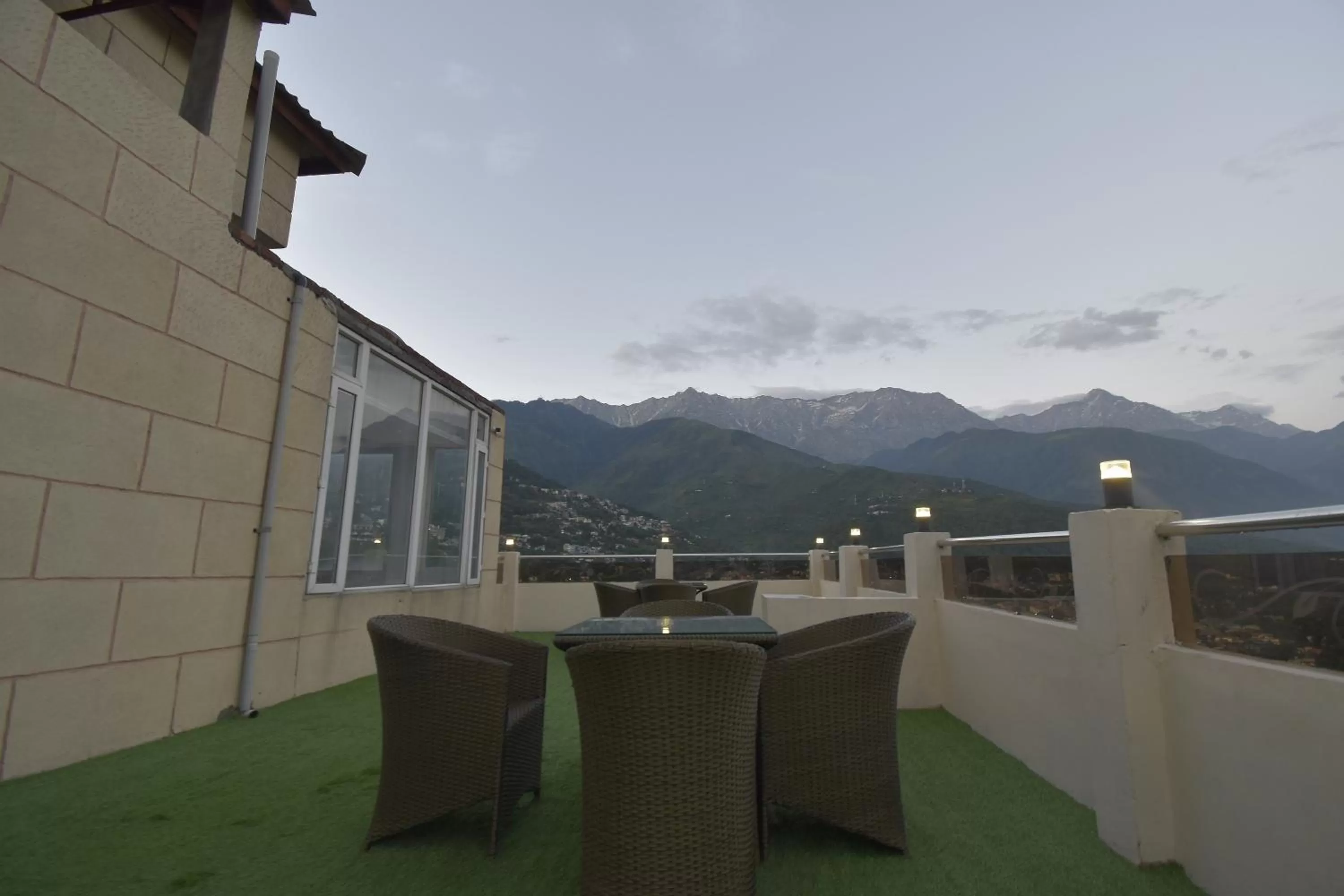 Patio, Mountain View in The Royal Castle AC Centralized