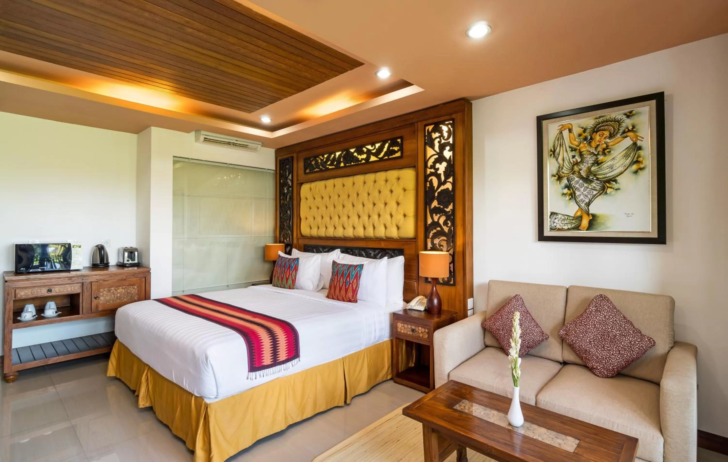 Bed in Mayura Ubud Retreat
